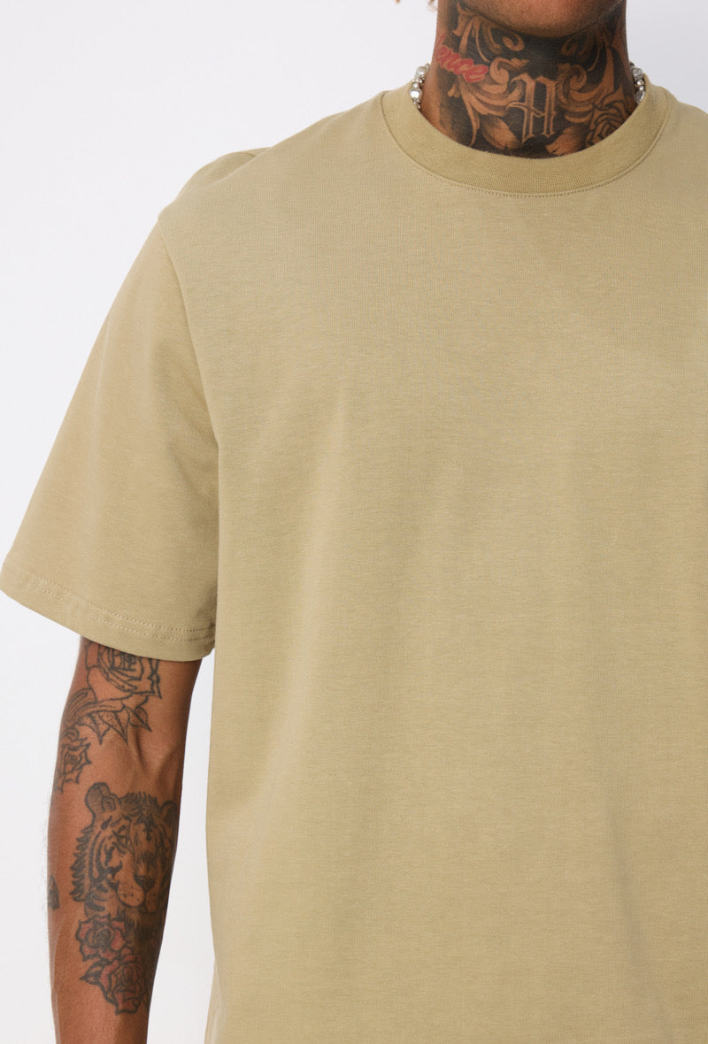 Club Amri Cotton T-Shirt Khaki
