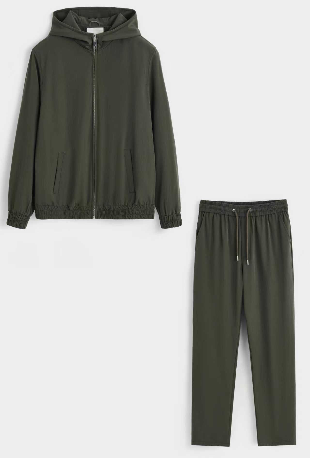 Club Amri nylon techsuit olive green