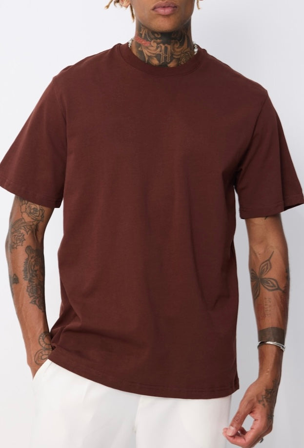 Club Amri Cotton T-Shirt Brown