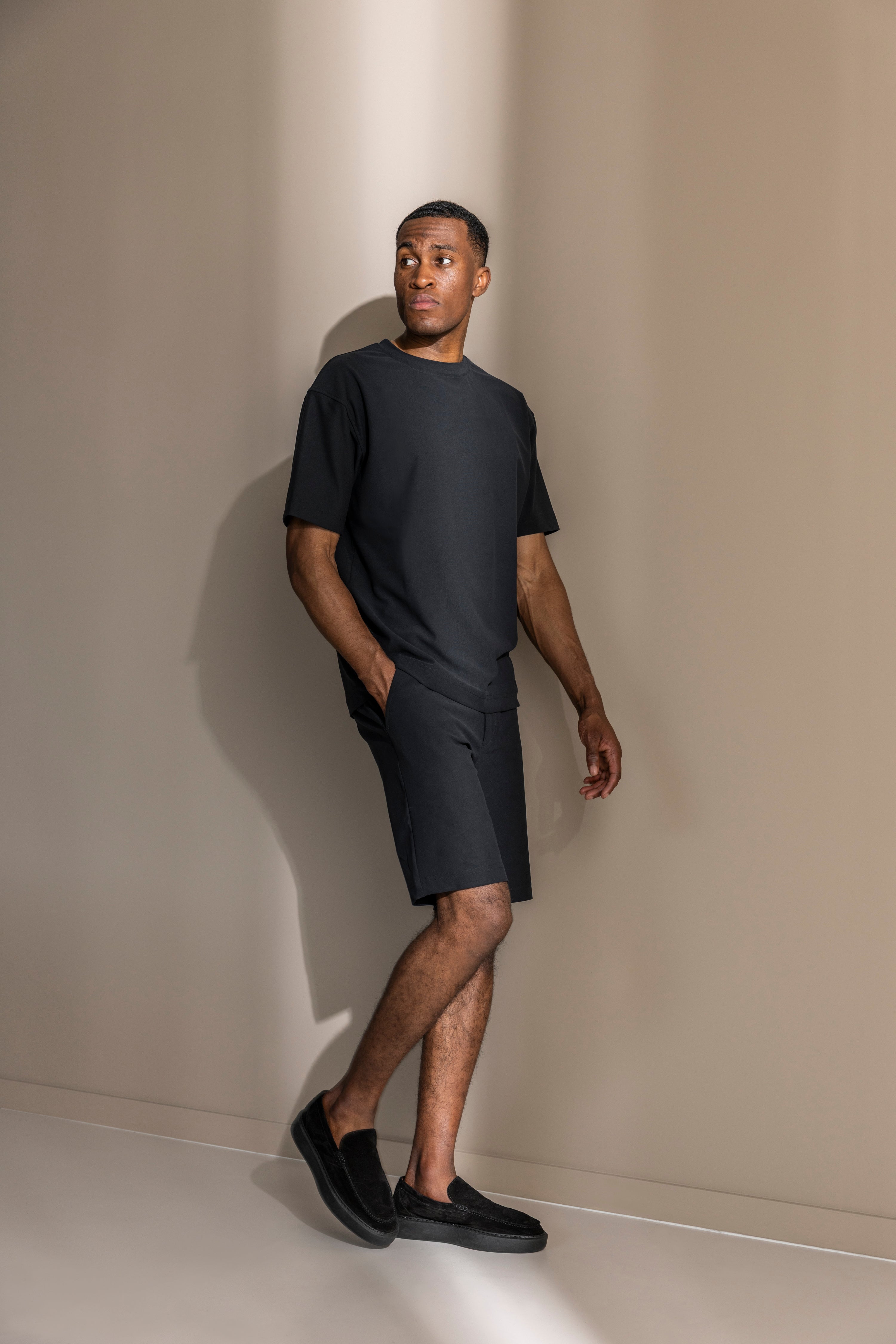 ALCANTARA T-SHIRT - BLACK