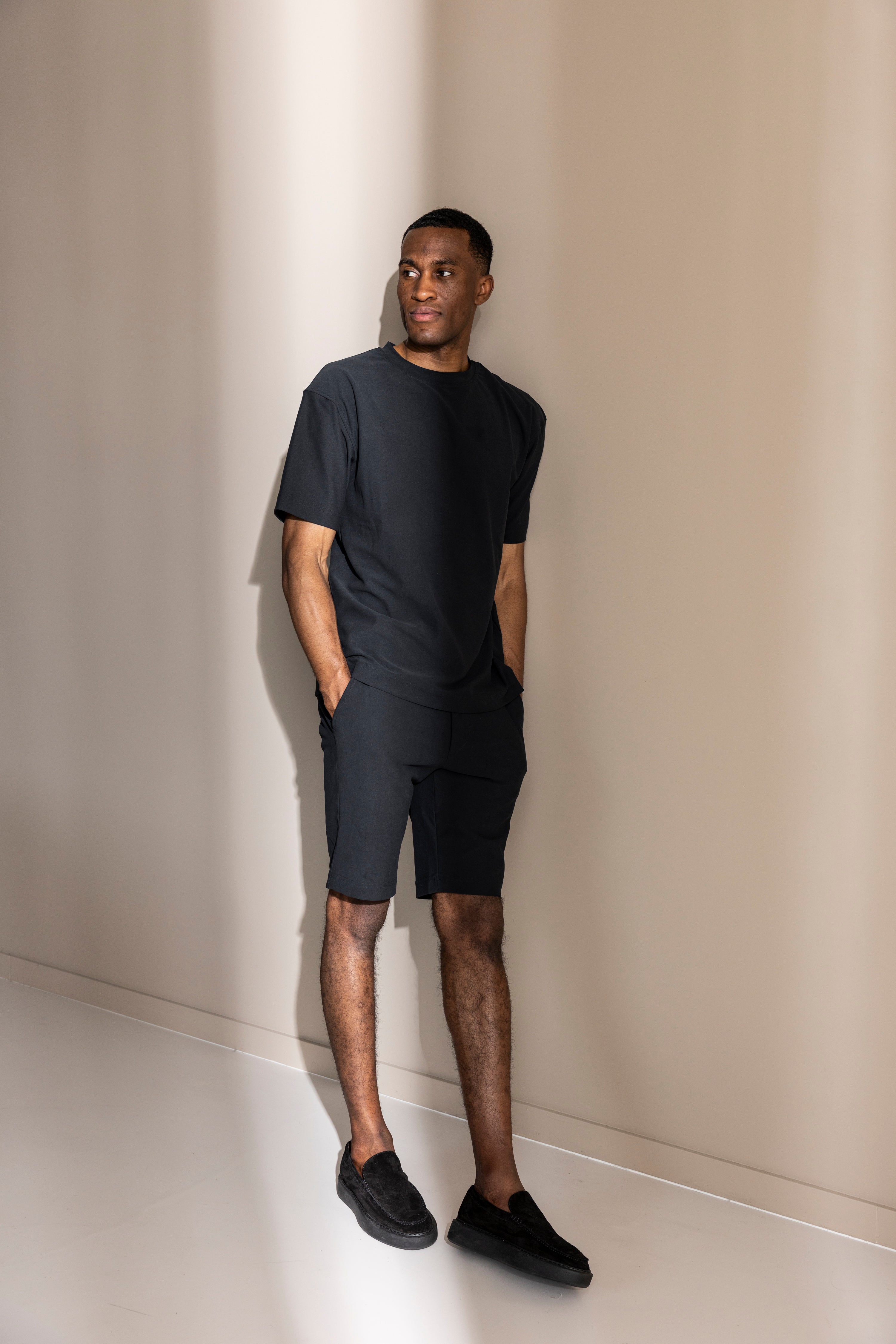 ALCANTARA T-SHIRT - BLACK