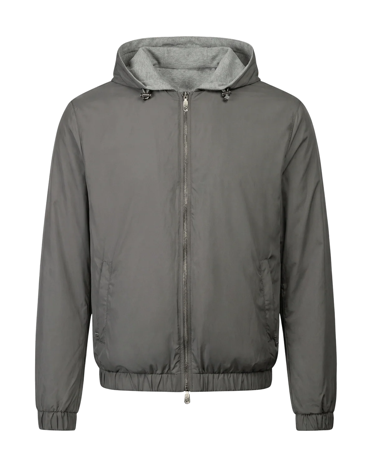 Reversible Merino Jacket Grey