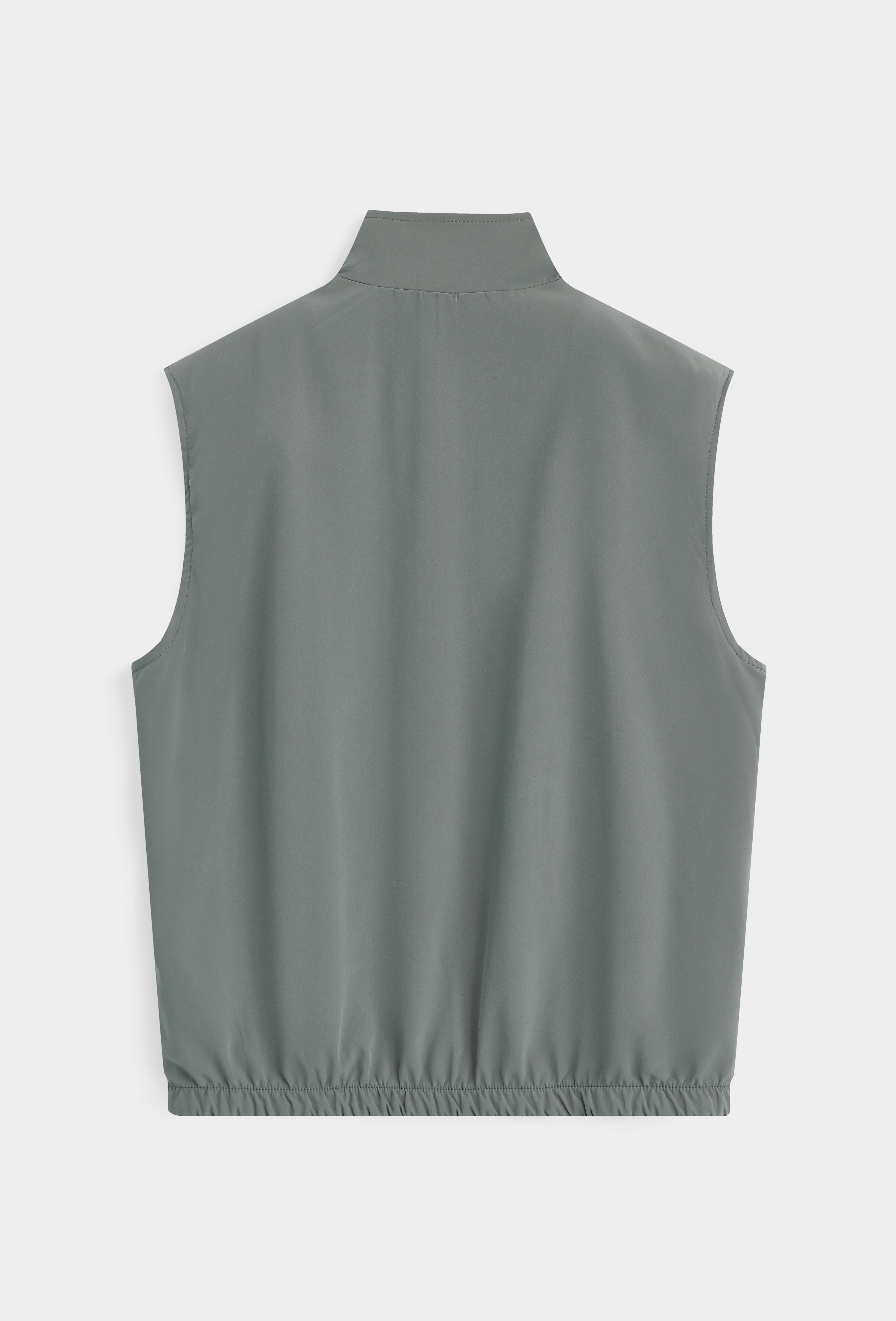 CA REVERSIBLE BODYWARMER - SAND/GREEN
