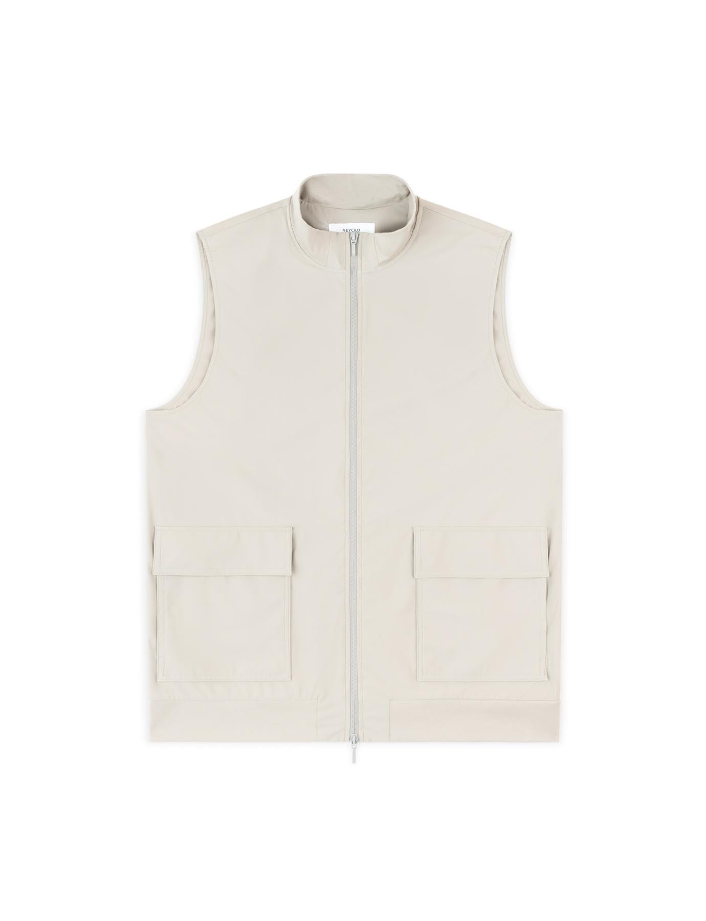 BODYWARMER POCKET SAND