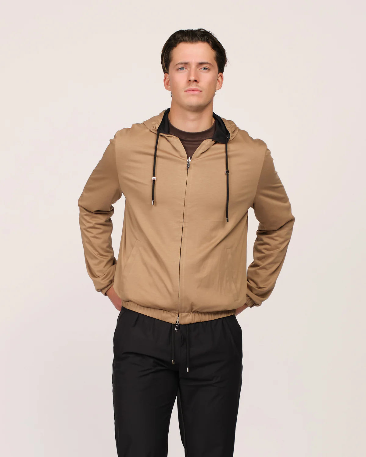 Reversible Tech Suit Black Beige