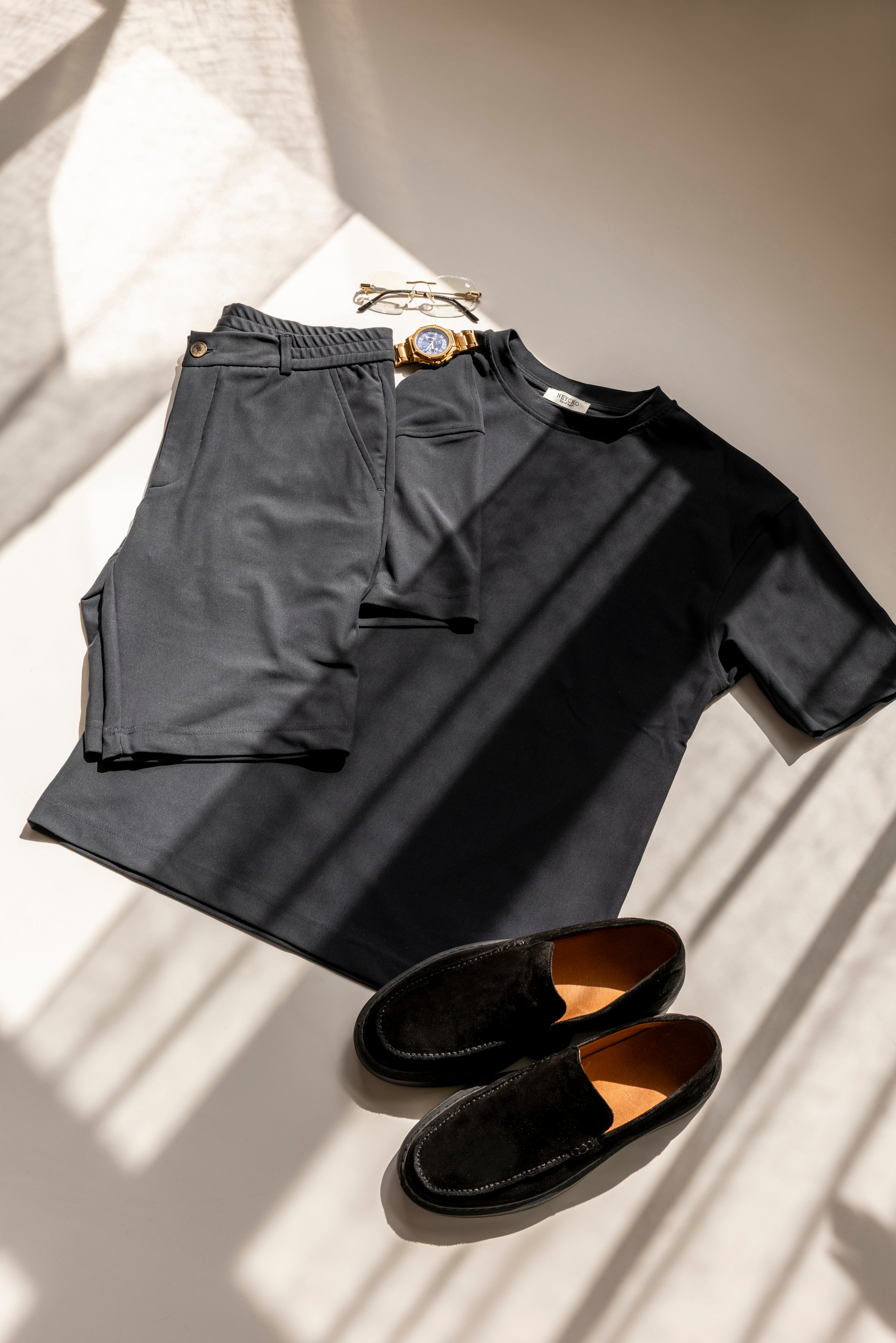 ALCANTARA T-SHIRT - BLACK