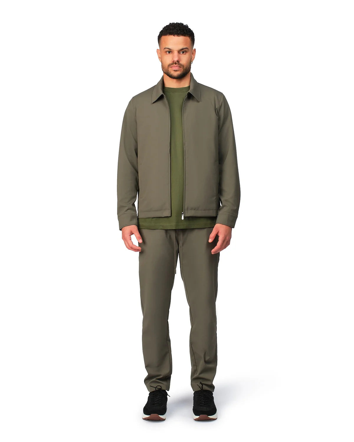 NYLON BLOUSON - OLIVE GREEN