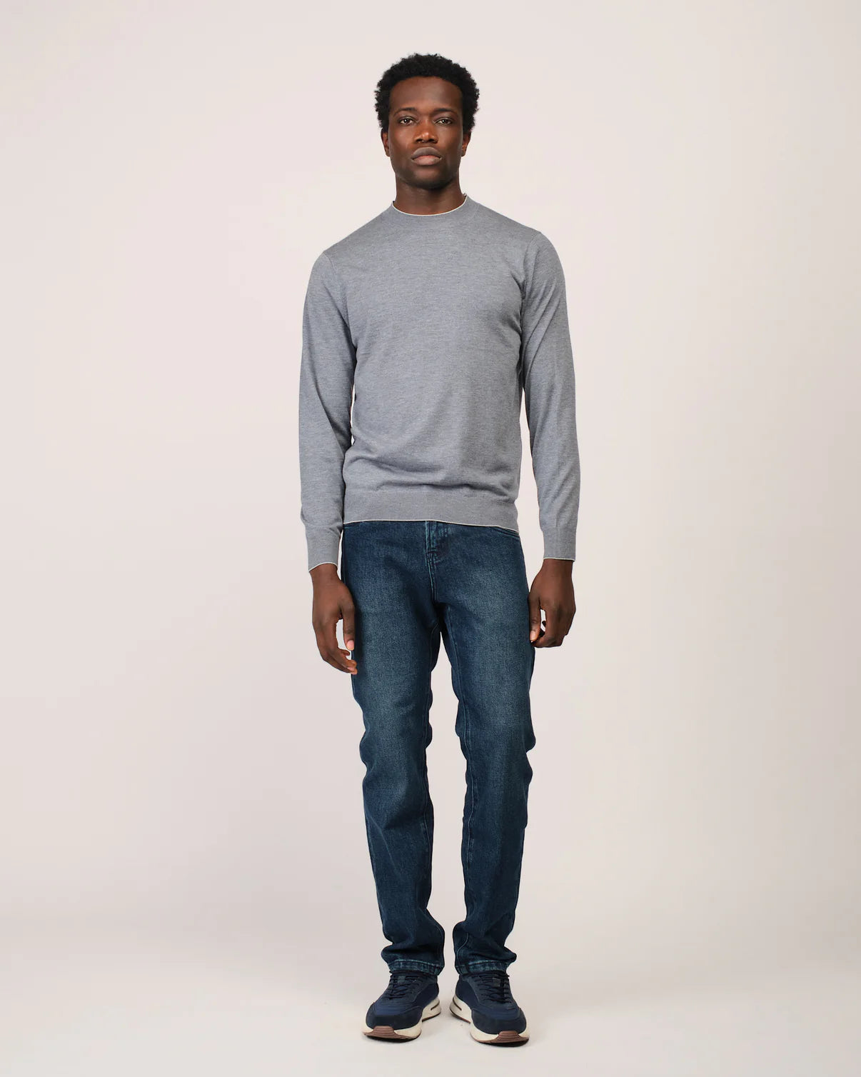 The Cashwool Crewneck - GREY