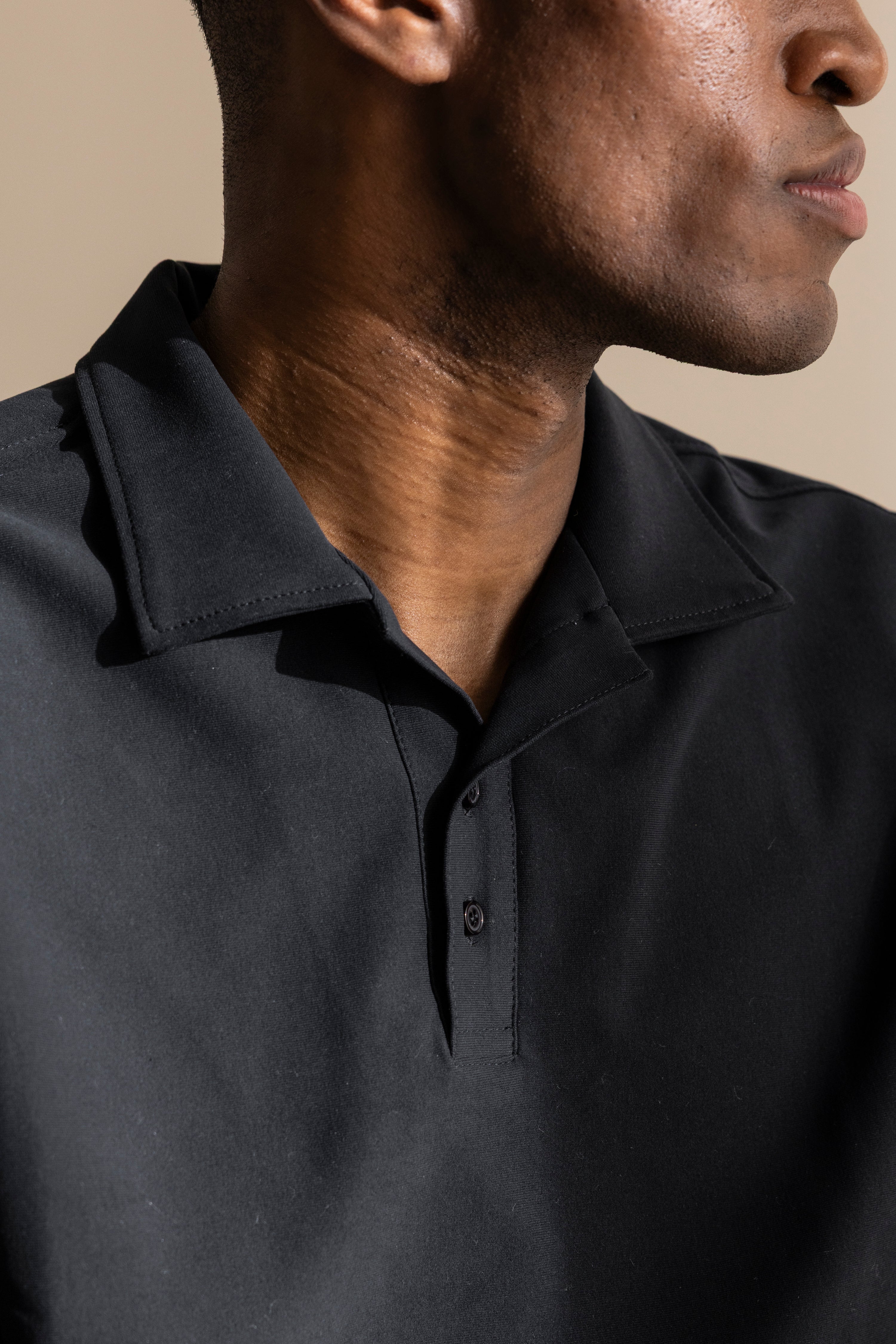 ALCANTARA POLO - BLACK