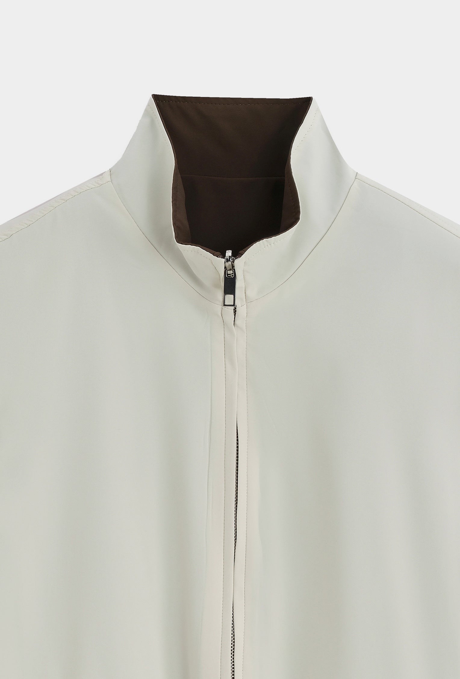 CA REVERSIBLE BODYWARMER - MOSS GREEN TAUPE/BEIGE