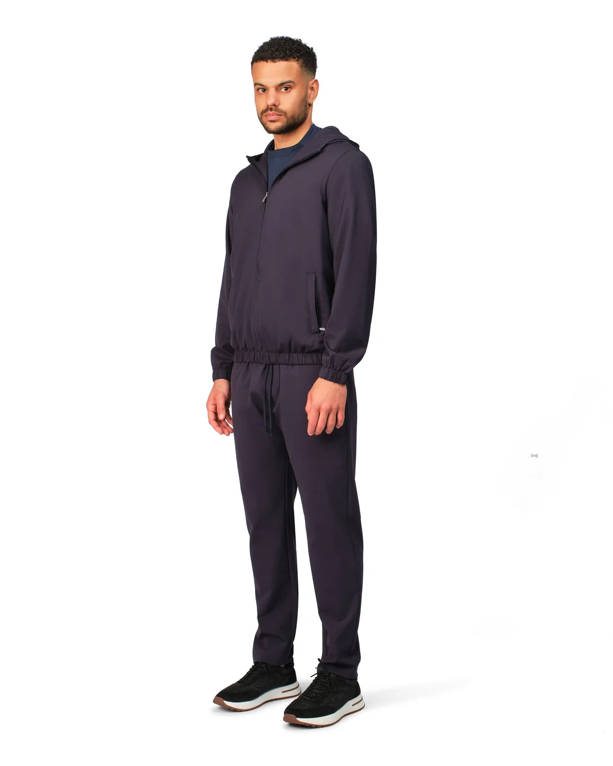 NYLON TROUSERS - NAVY BLUE