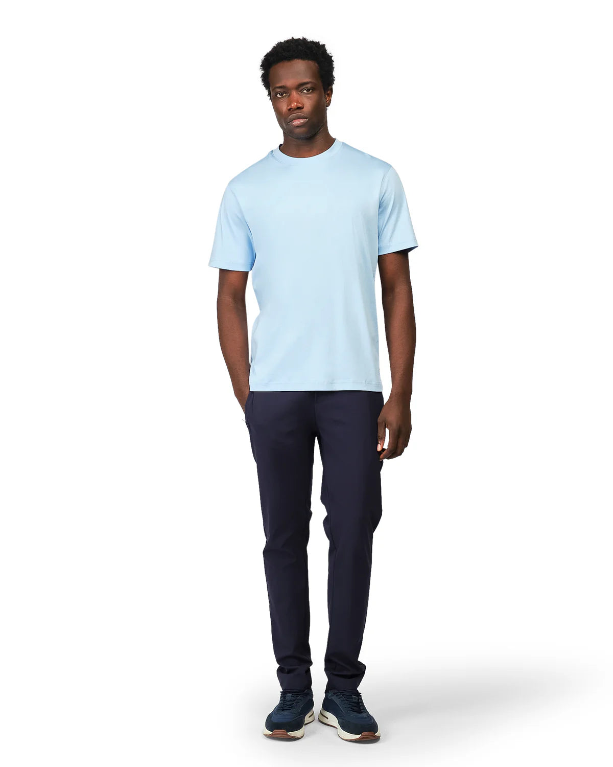 Baby blue Mercerized T Shirt