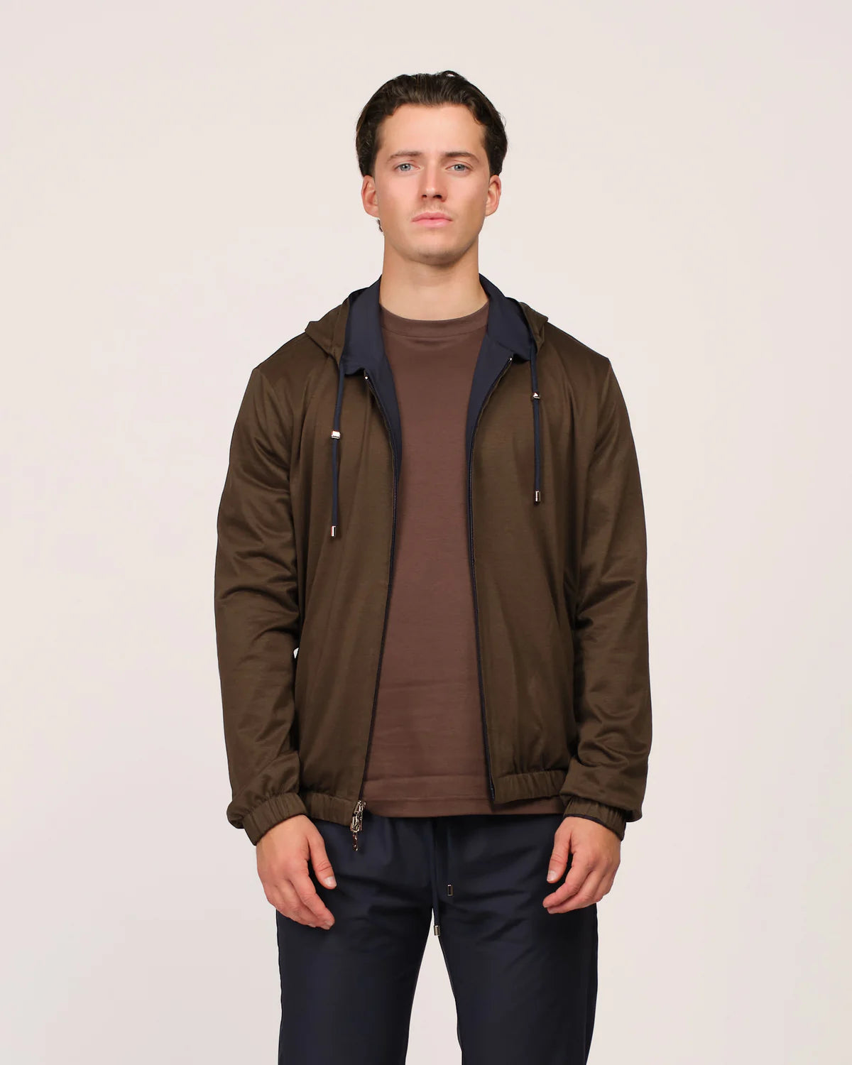 Reversible Tech Suit Navy Brown