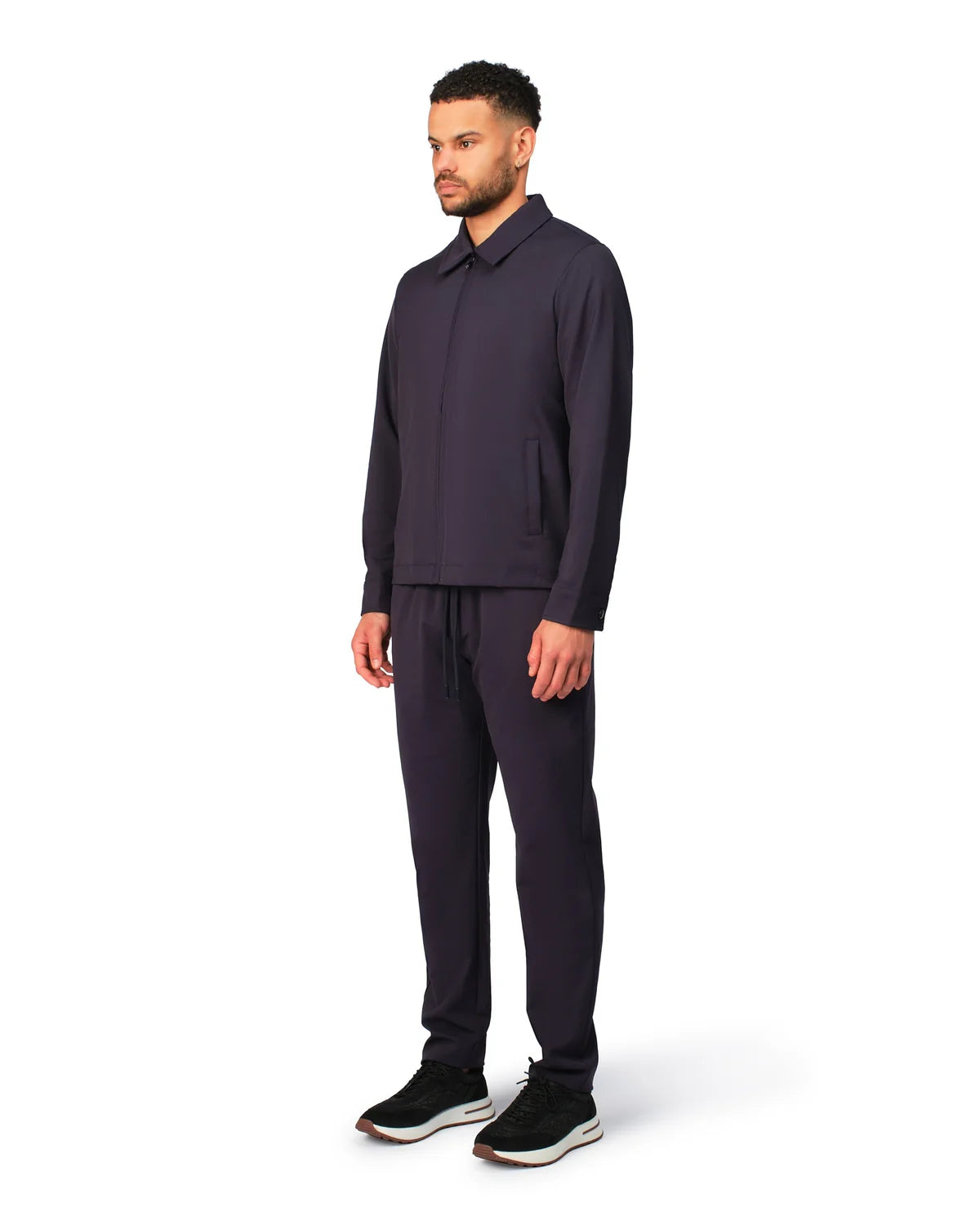 NYLON BLOUSON - NAVY BLUE