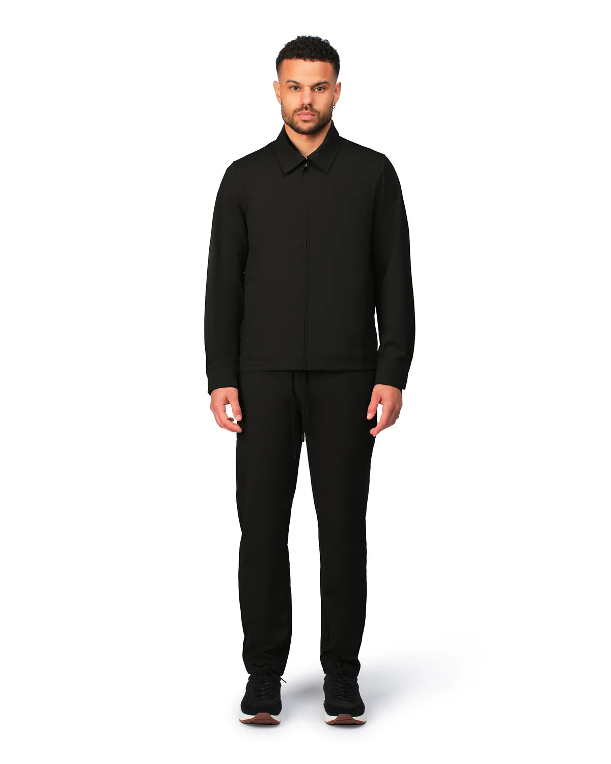 NYLON BLOUSON - BLACK