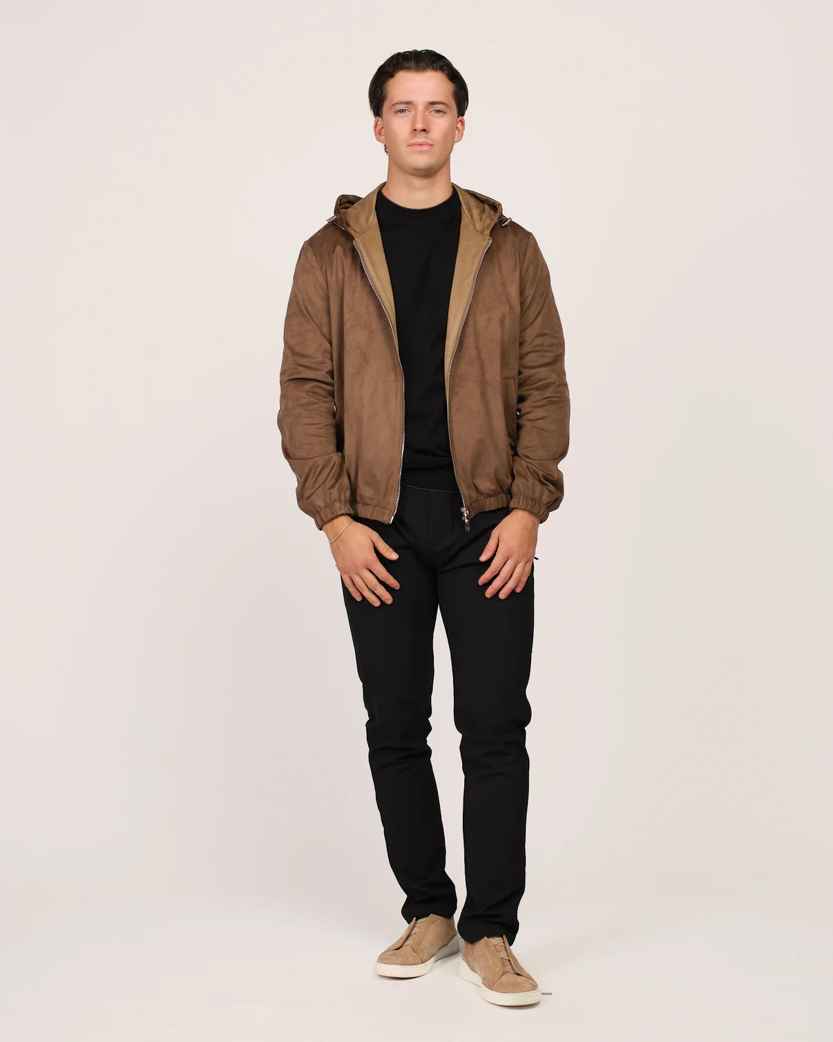 SUÈDE WINDBREAKER - BROWN