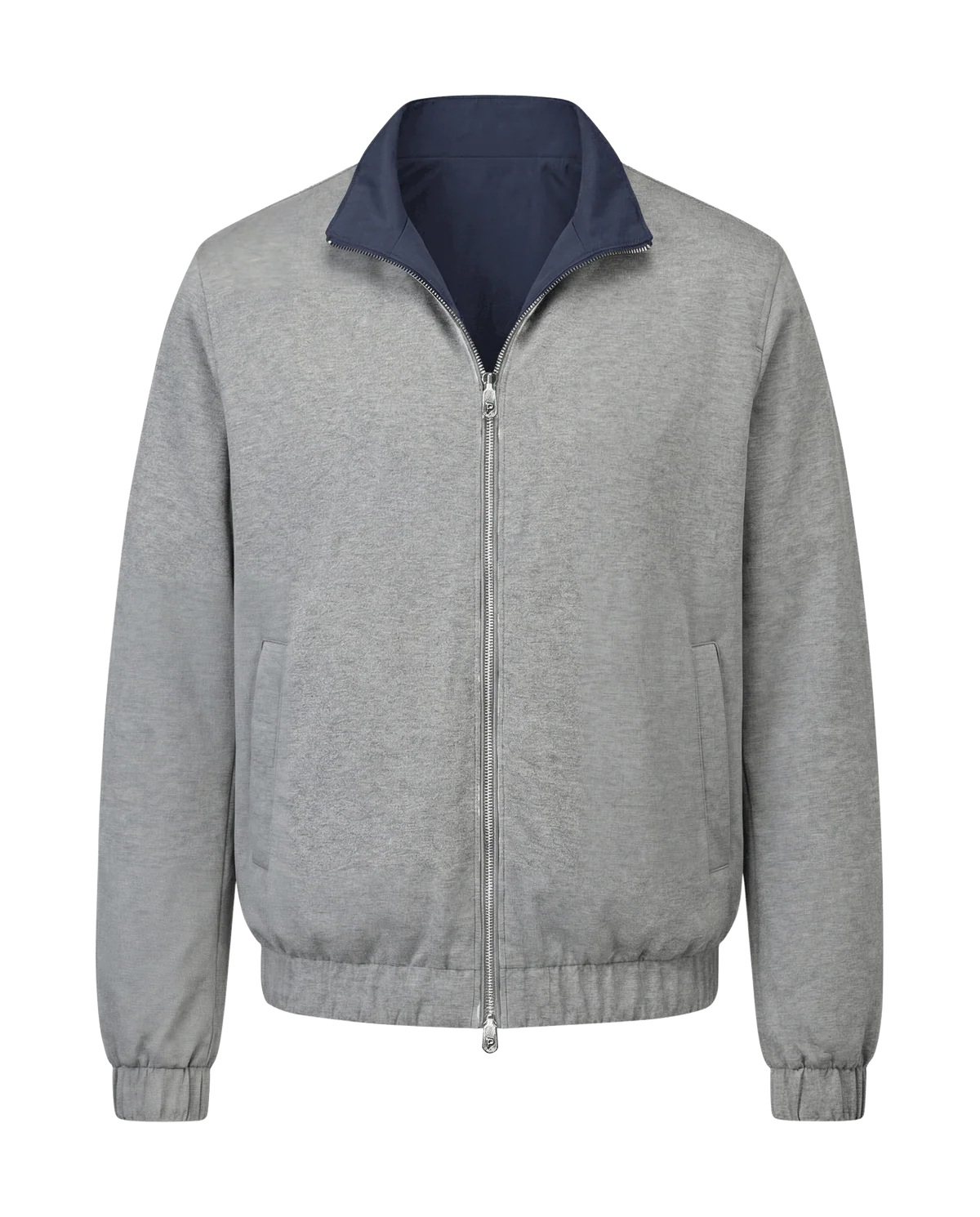Reversible Merino Jacket Navy/Grey