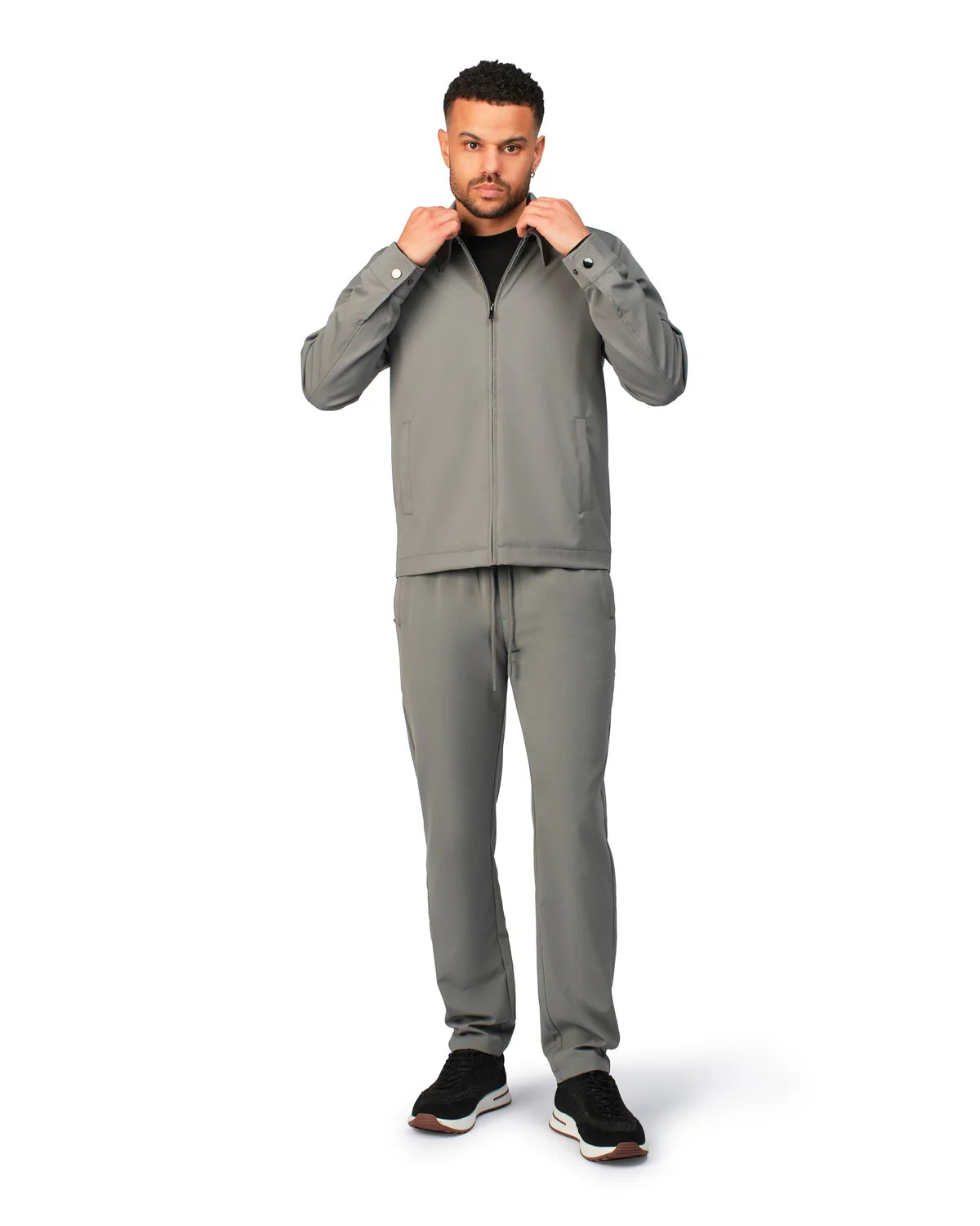 NYLON BLOUSON - GREY