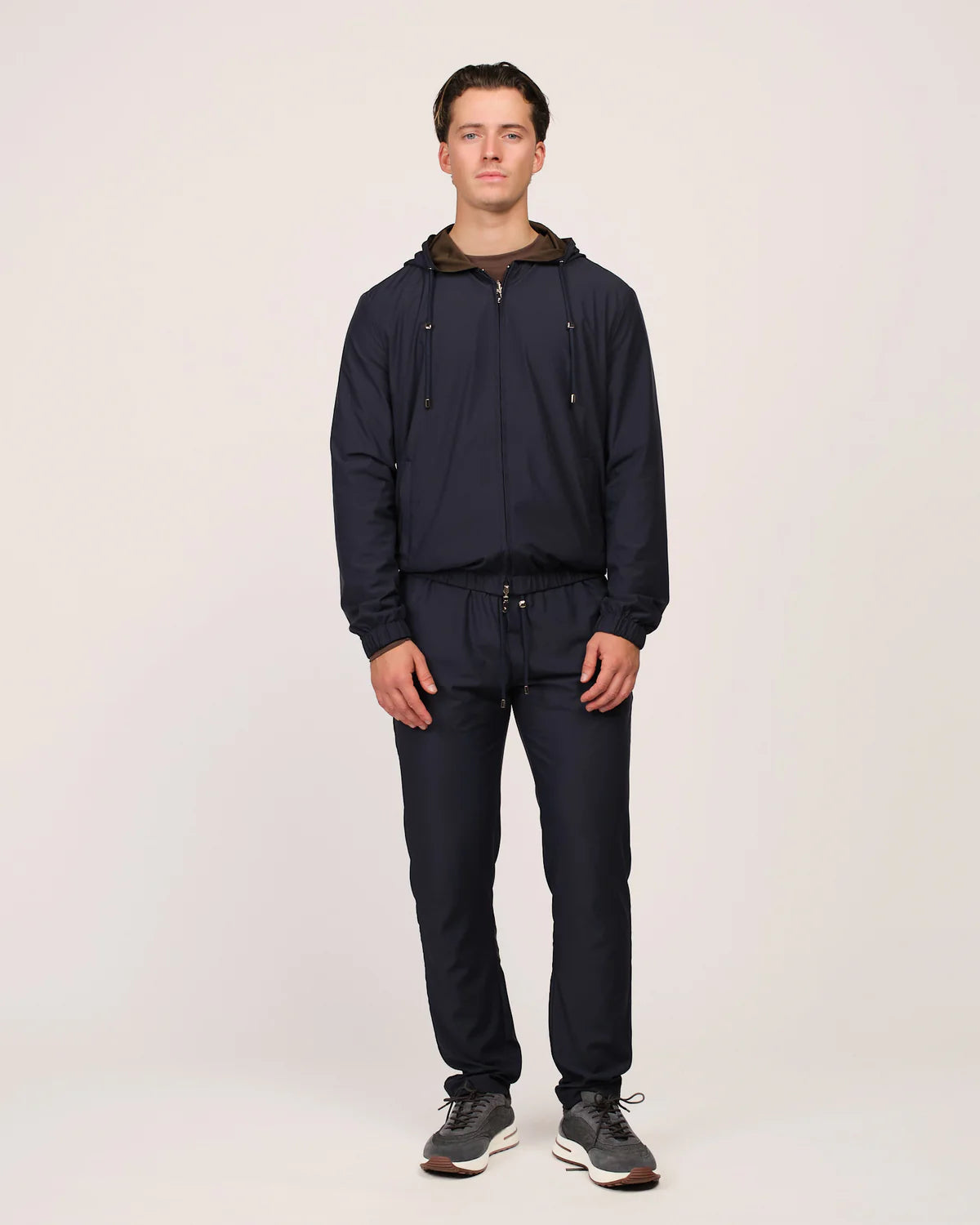 Reversible Tech Suit Navy Brown