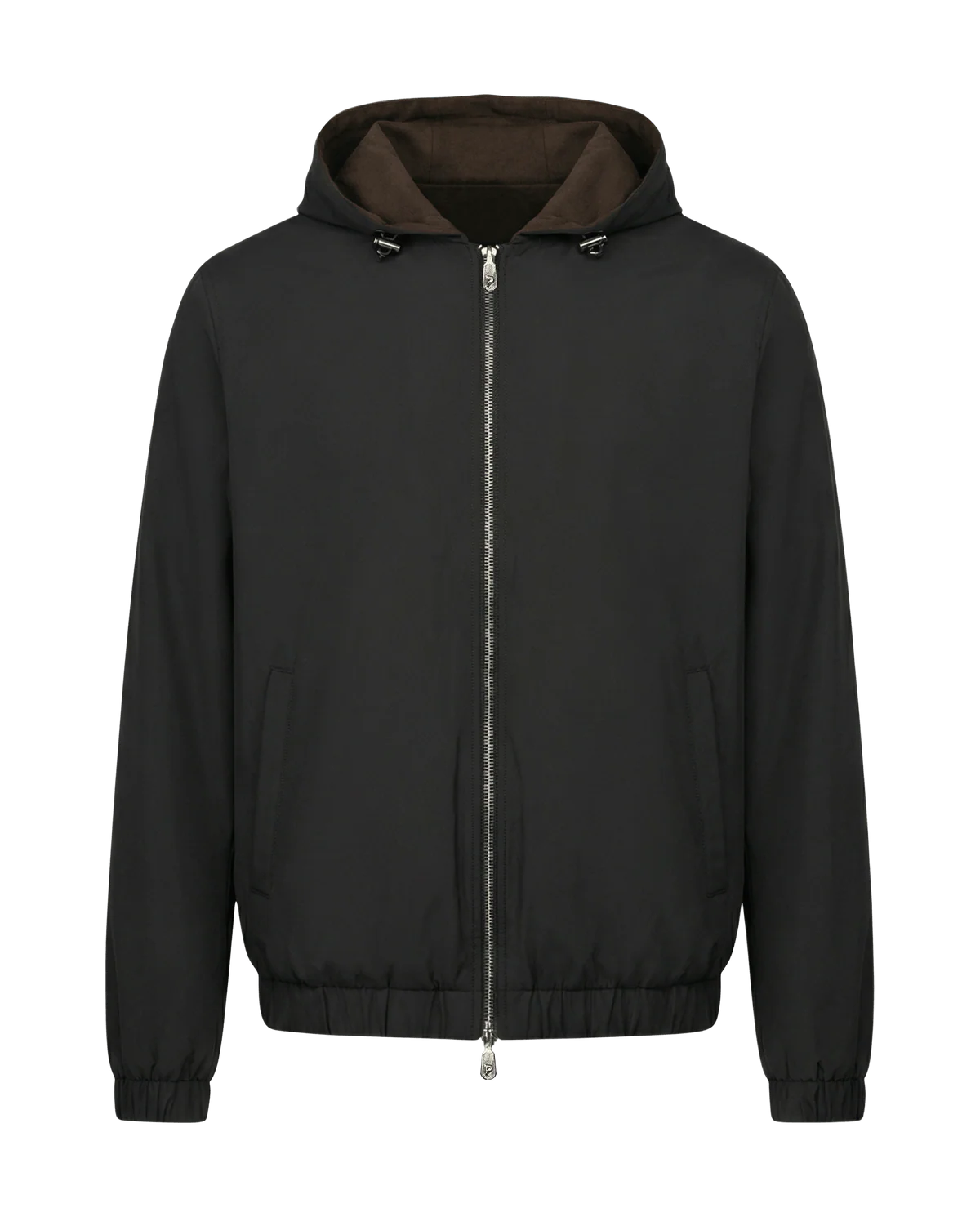 Reversible Merino Jacket Black/Brown