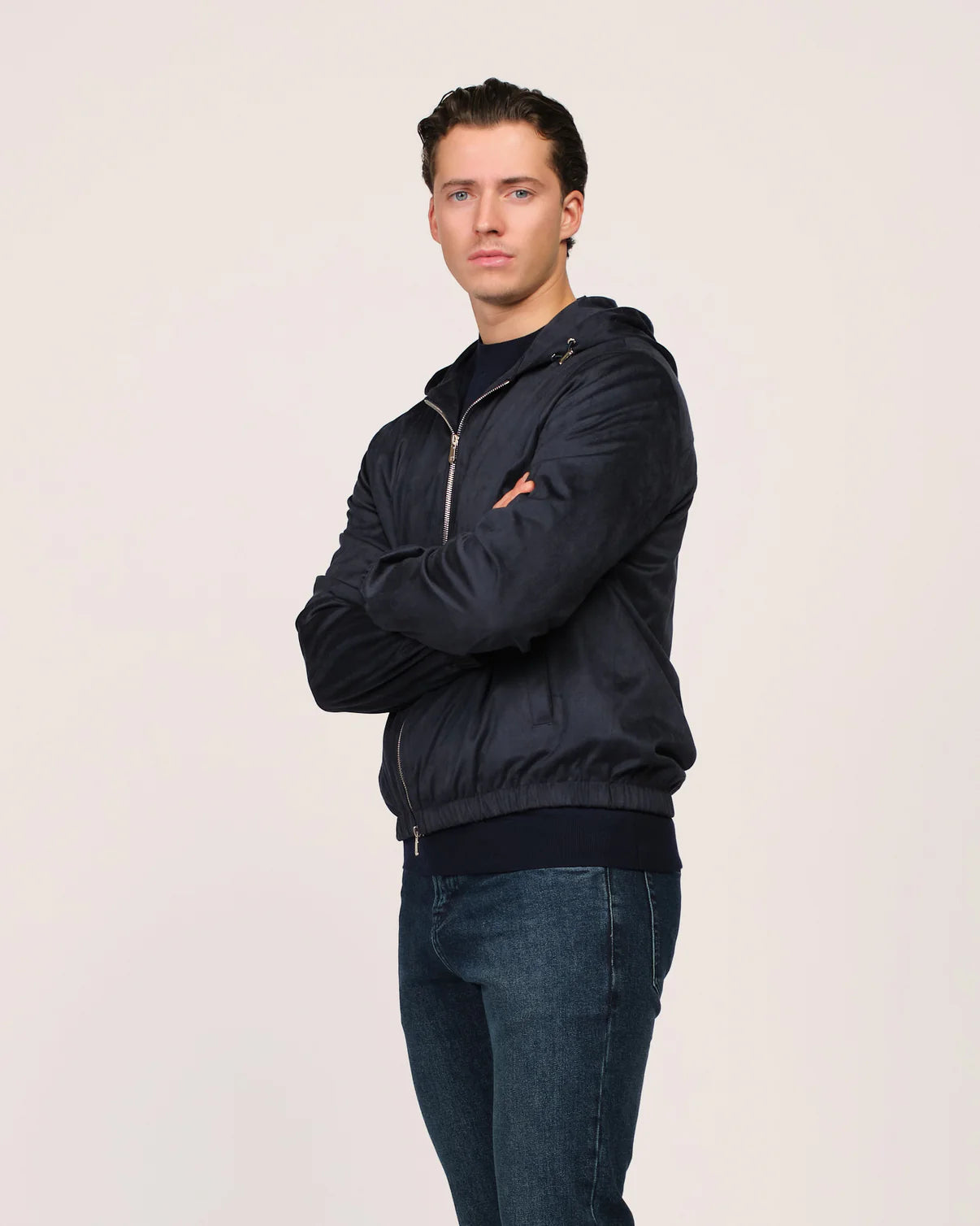 SUÈDE WINDBREAKER - NAVY BLUE