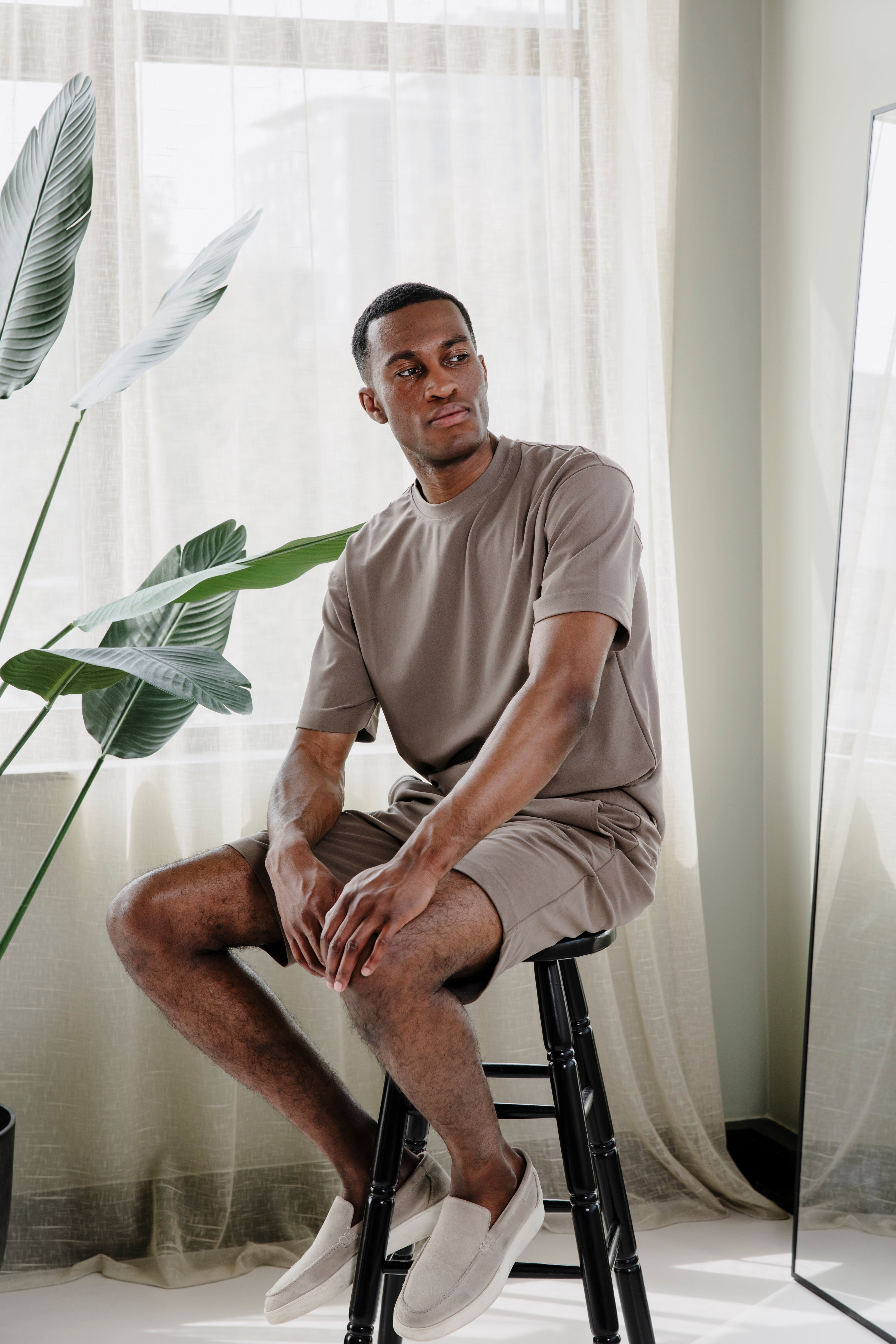 ALCANTARA T-SHIRT - ROAST
