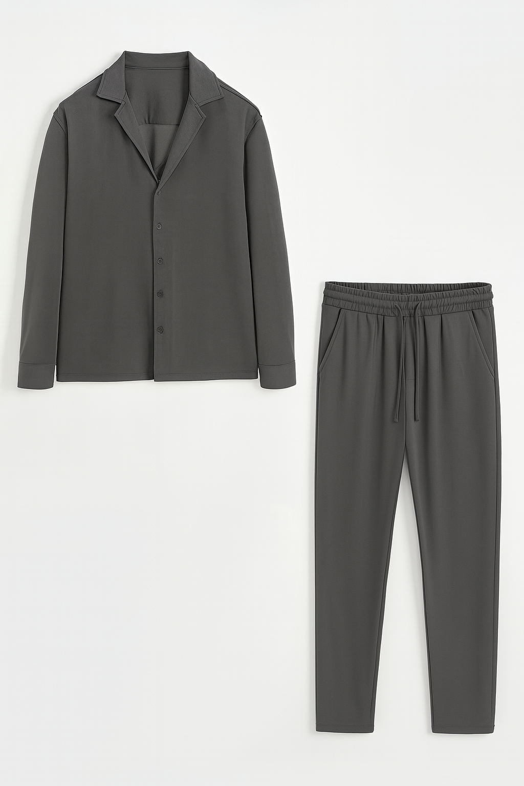 CA LONGSLEEVE TWINSET - GREY