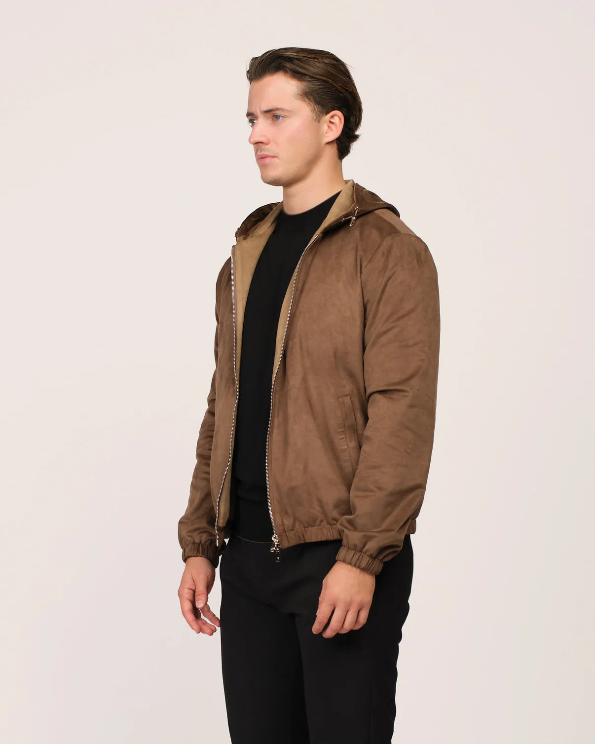 SUÈDE WINDBREAKER - BROWN