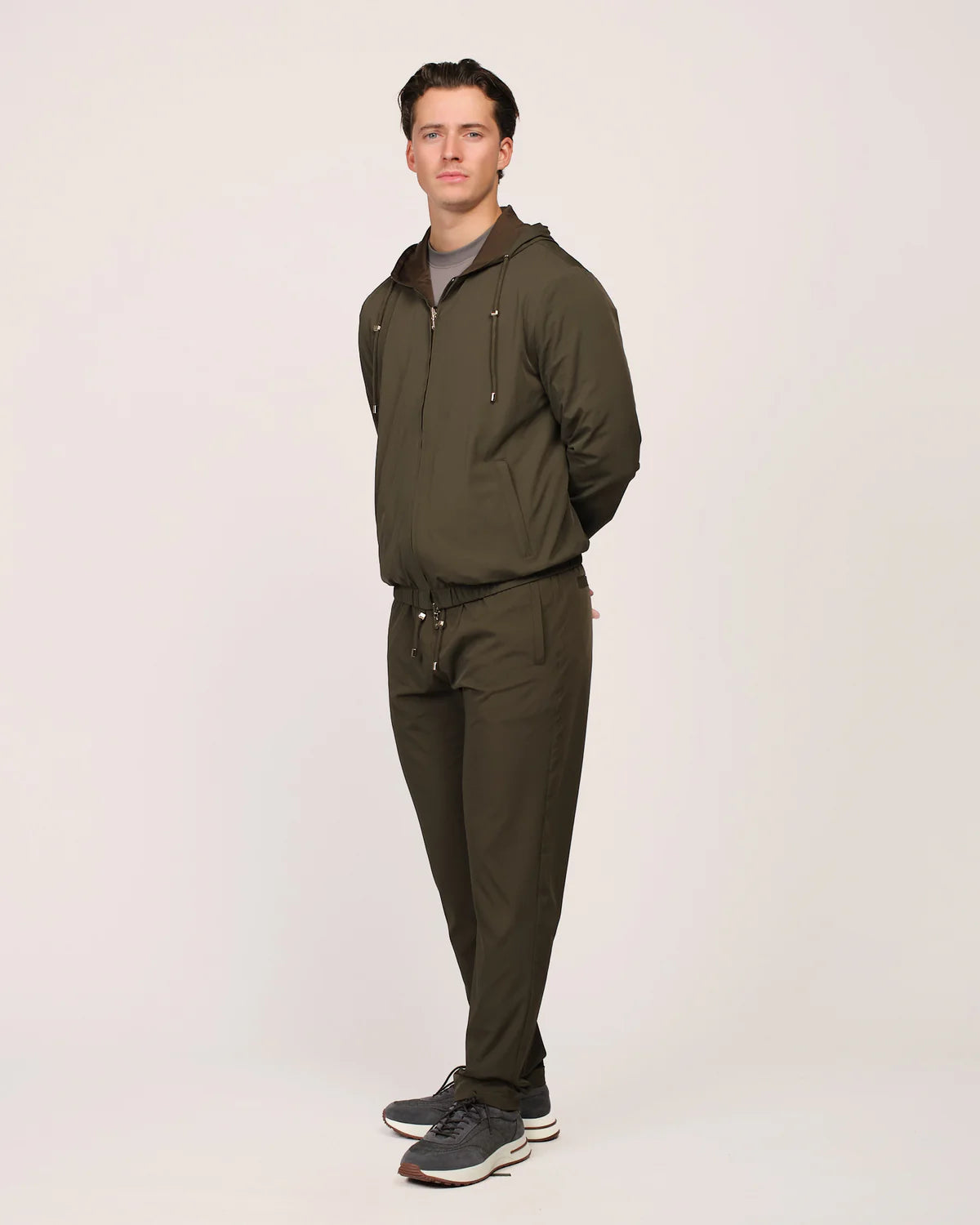 Reversible Tech Suit Khaki Brown
