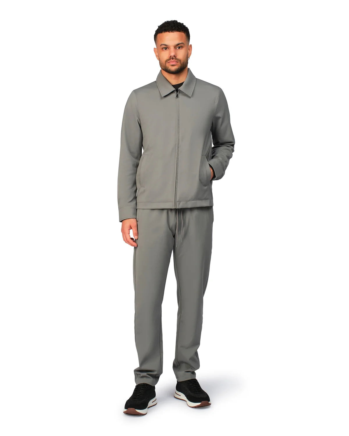 NYLON BLOUSON - GREY