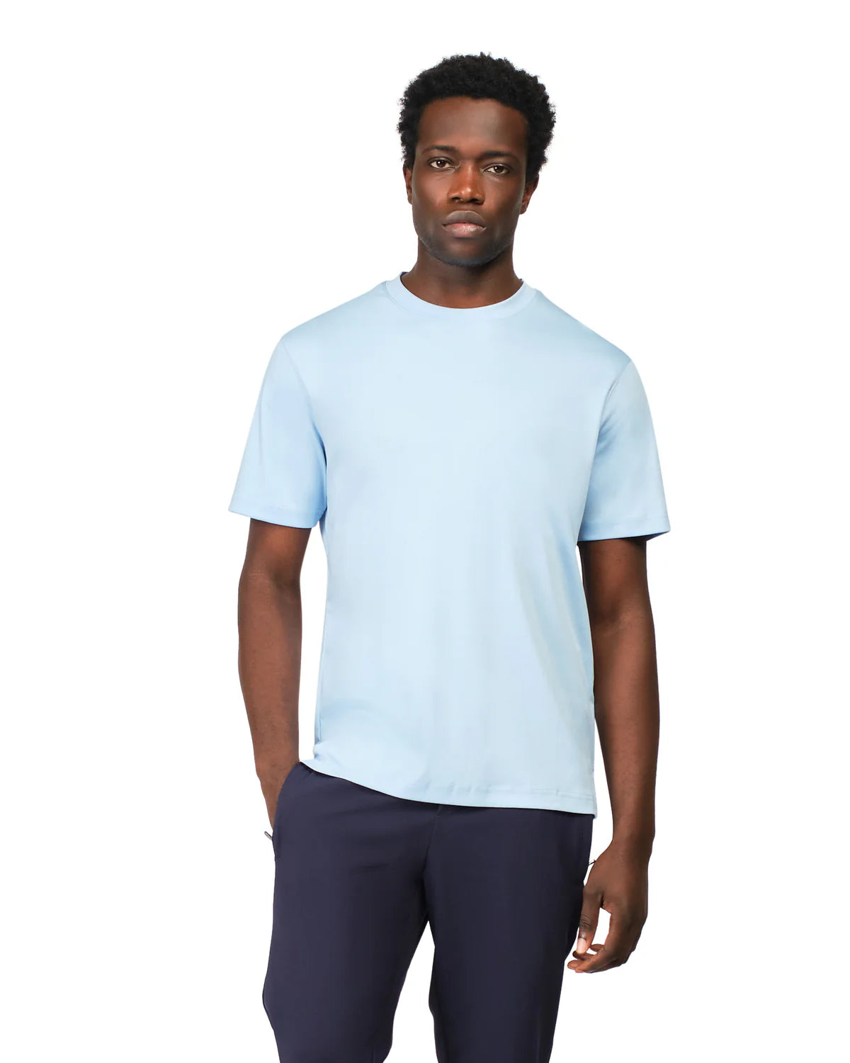 Baby blue Mercerized T Shirt