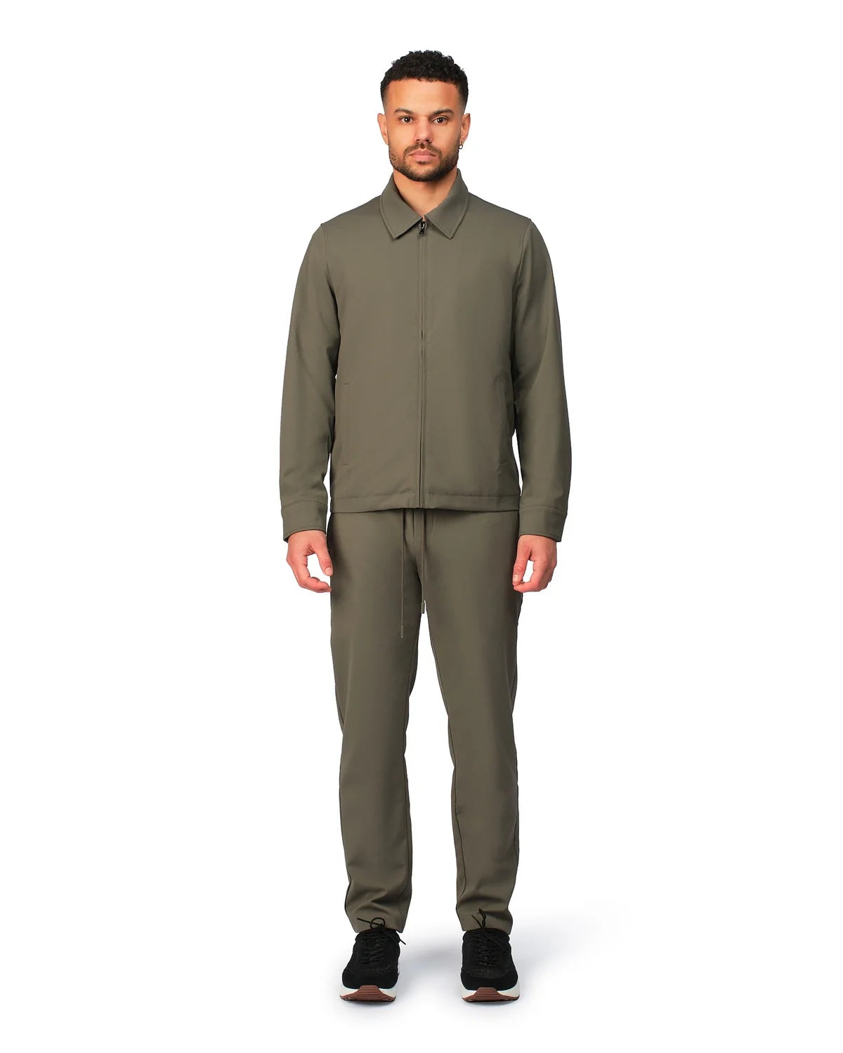 NYLON BLOUSON - OLIVE GREEN