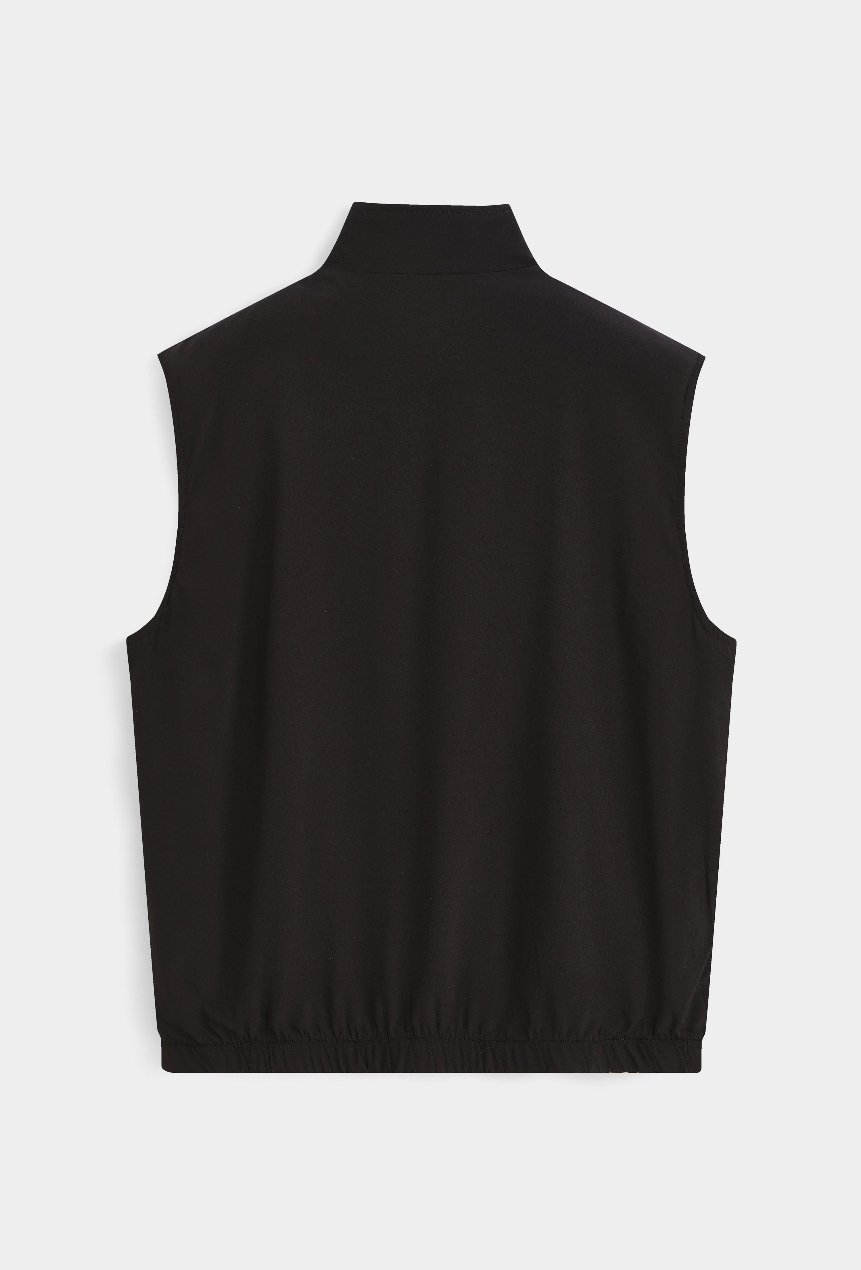 CA REVERSIBLE BODYWARMER - BLACK/TAUPE