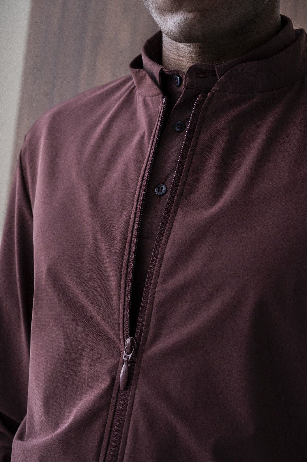 BLOUSON TOP - BORDEAUX