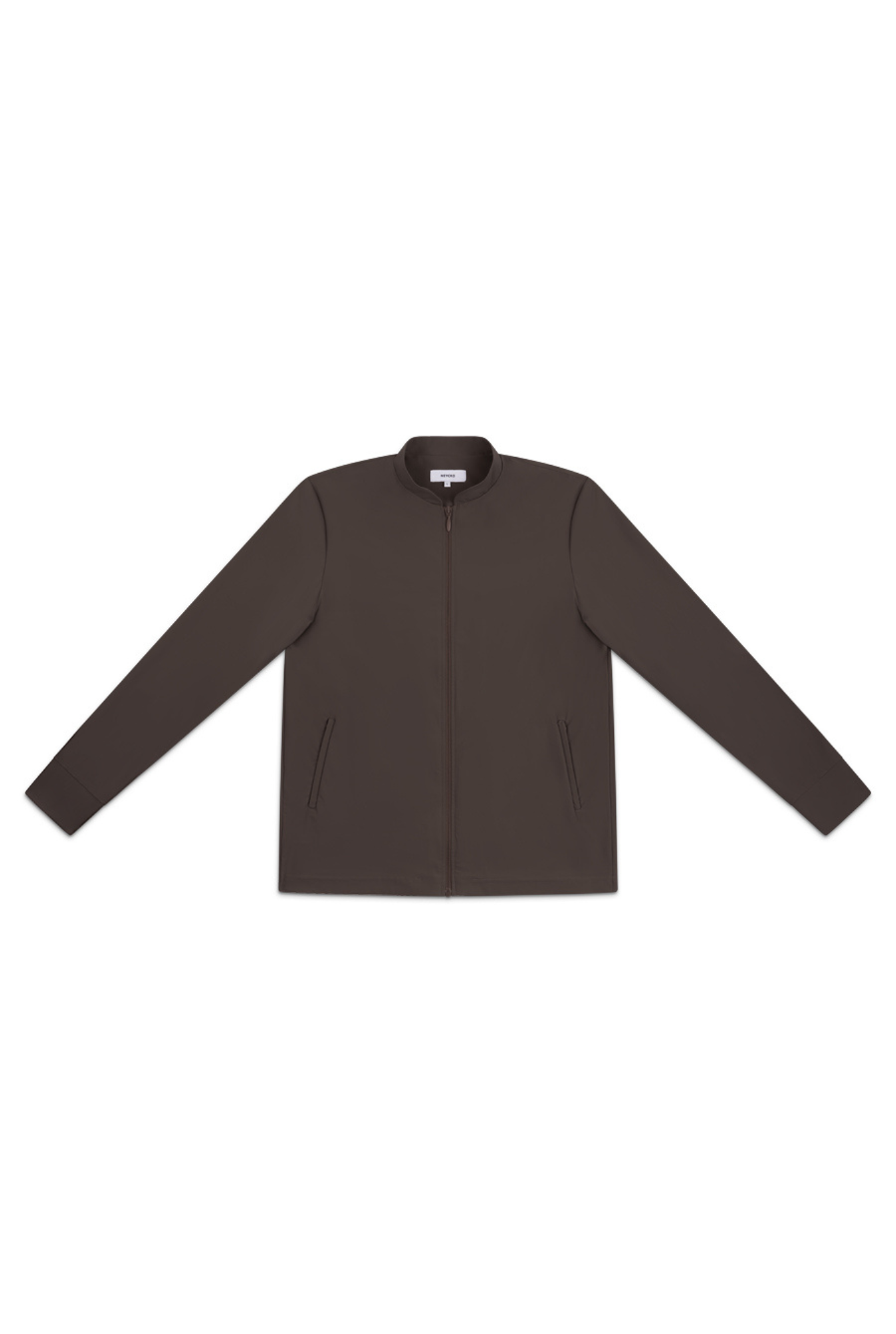 BLOUSON TOP - CHOCLATE BROWN
