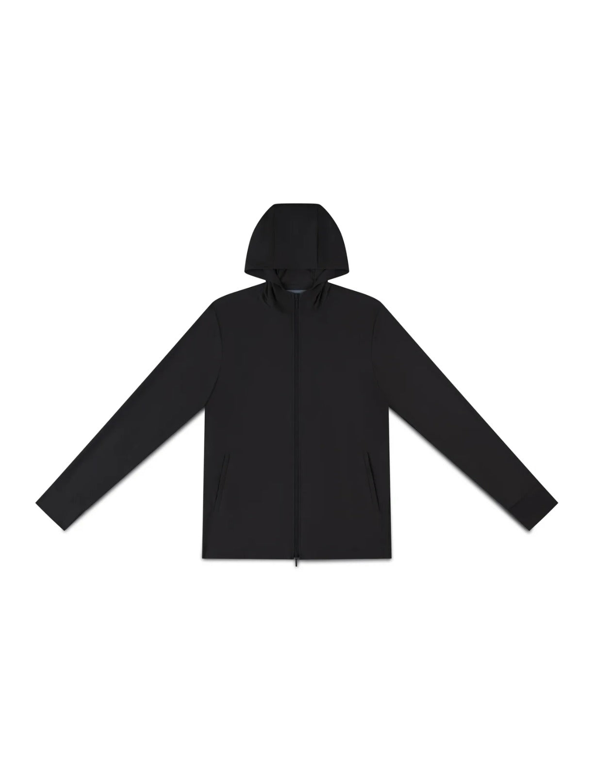 BLOUSON TOP CAPUCHON - BLACK