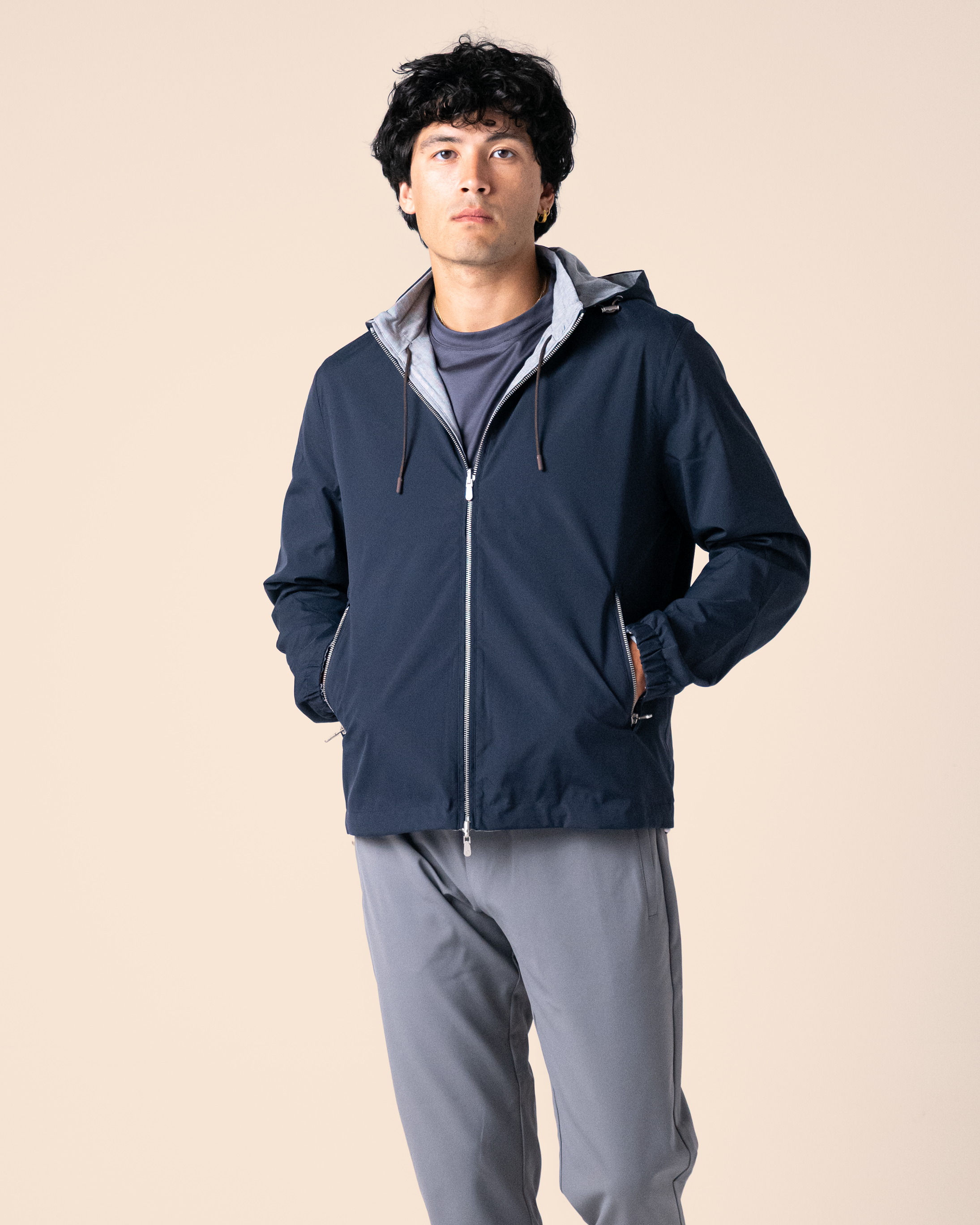 Reversible Capotto Navy