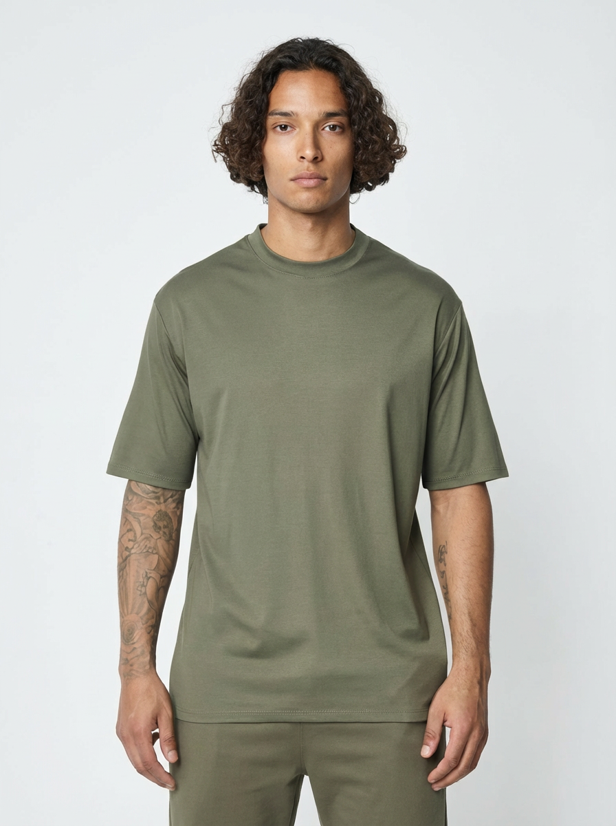 Club Amri T shirt - KHAKI