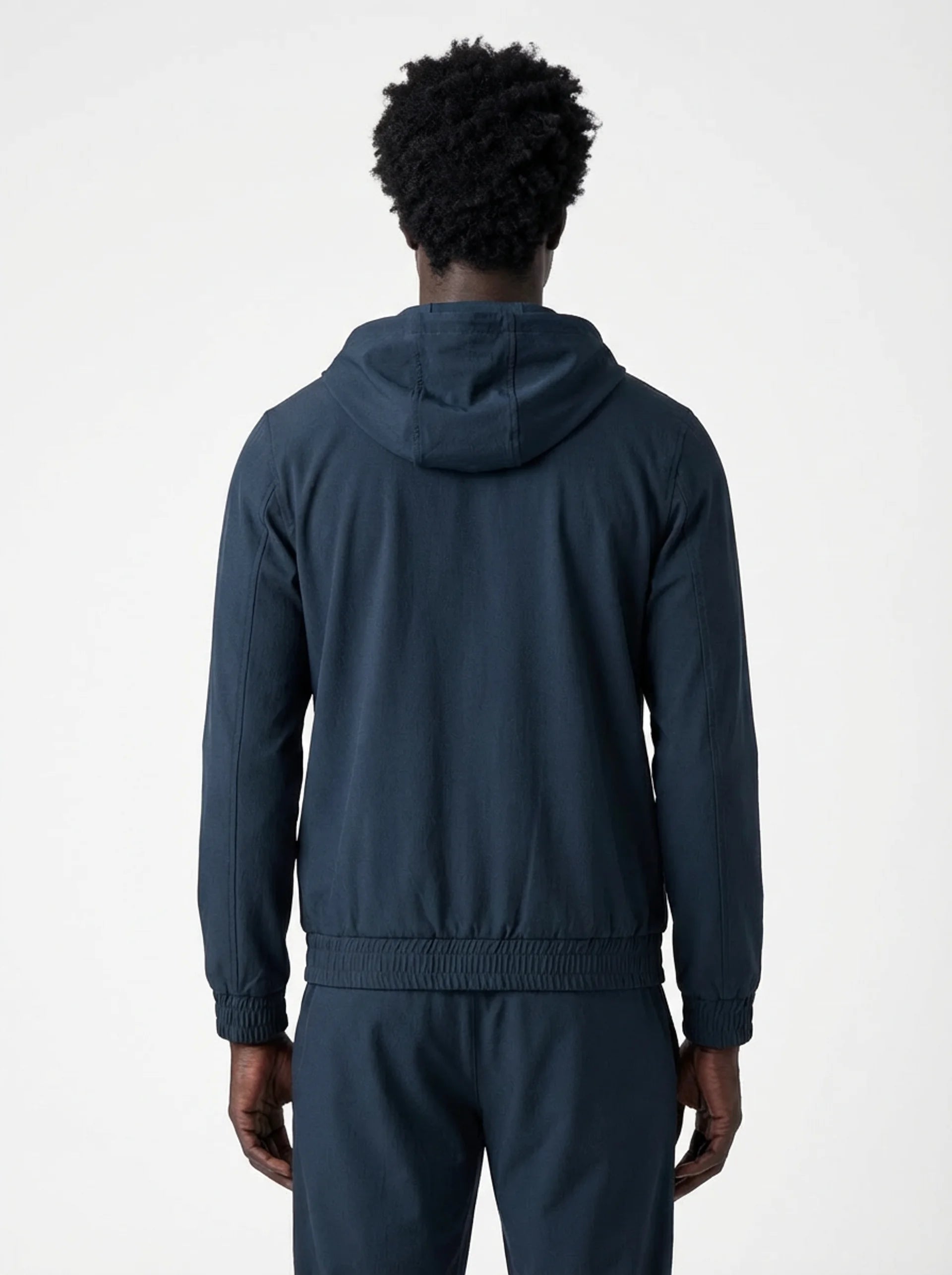 Club Amri nylon hooded techsuit - BLUE