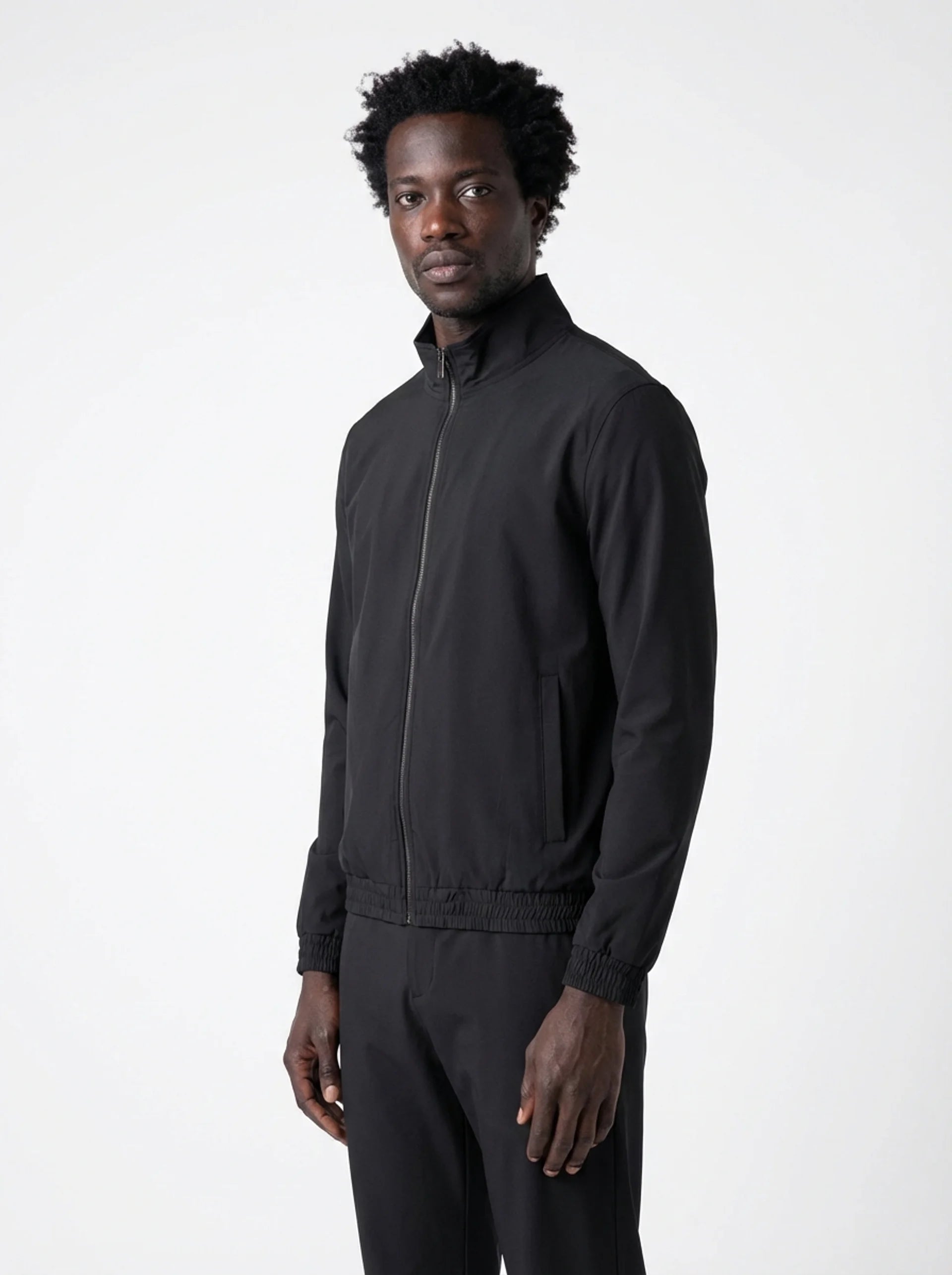 Club Amri nylon techsuit - BLACK