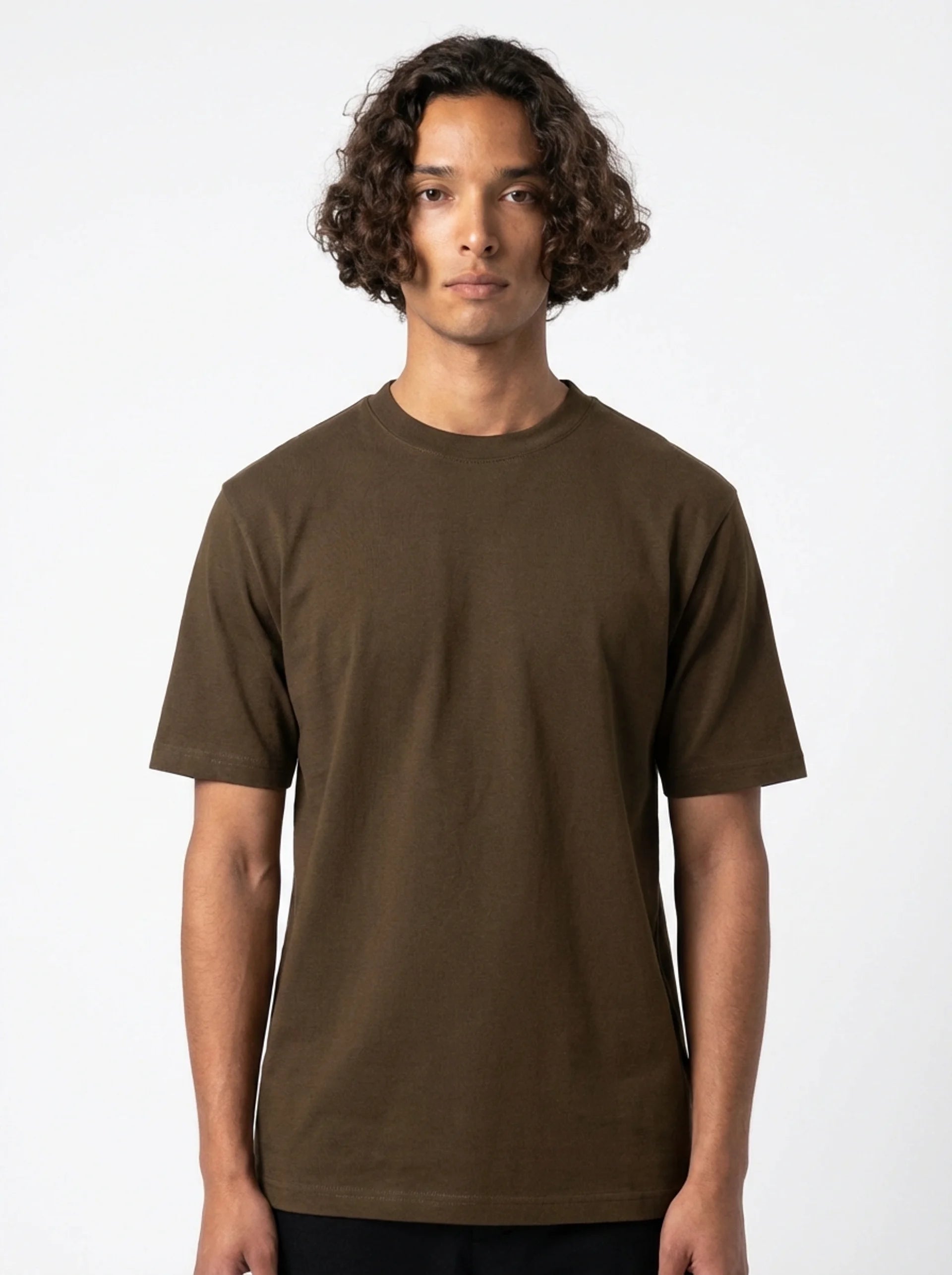 Club Amri T shirt - BROWN