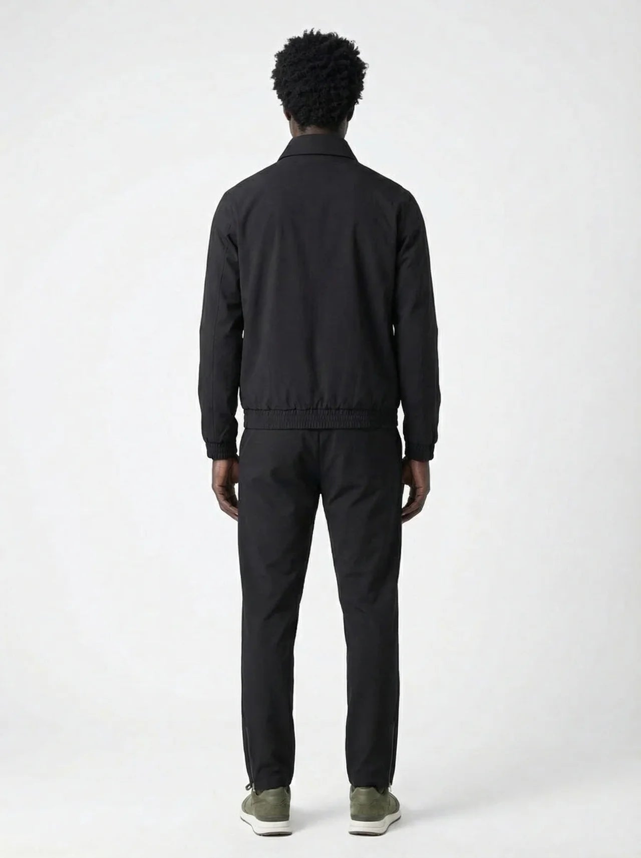 Club Amri viscose techsuit - BLACK