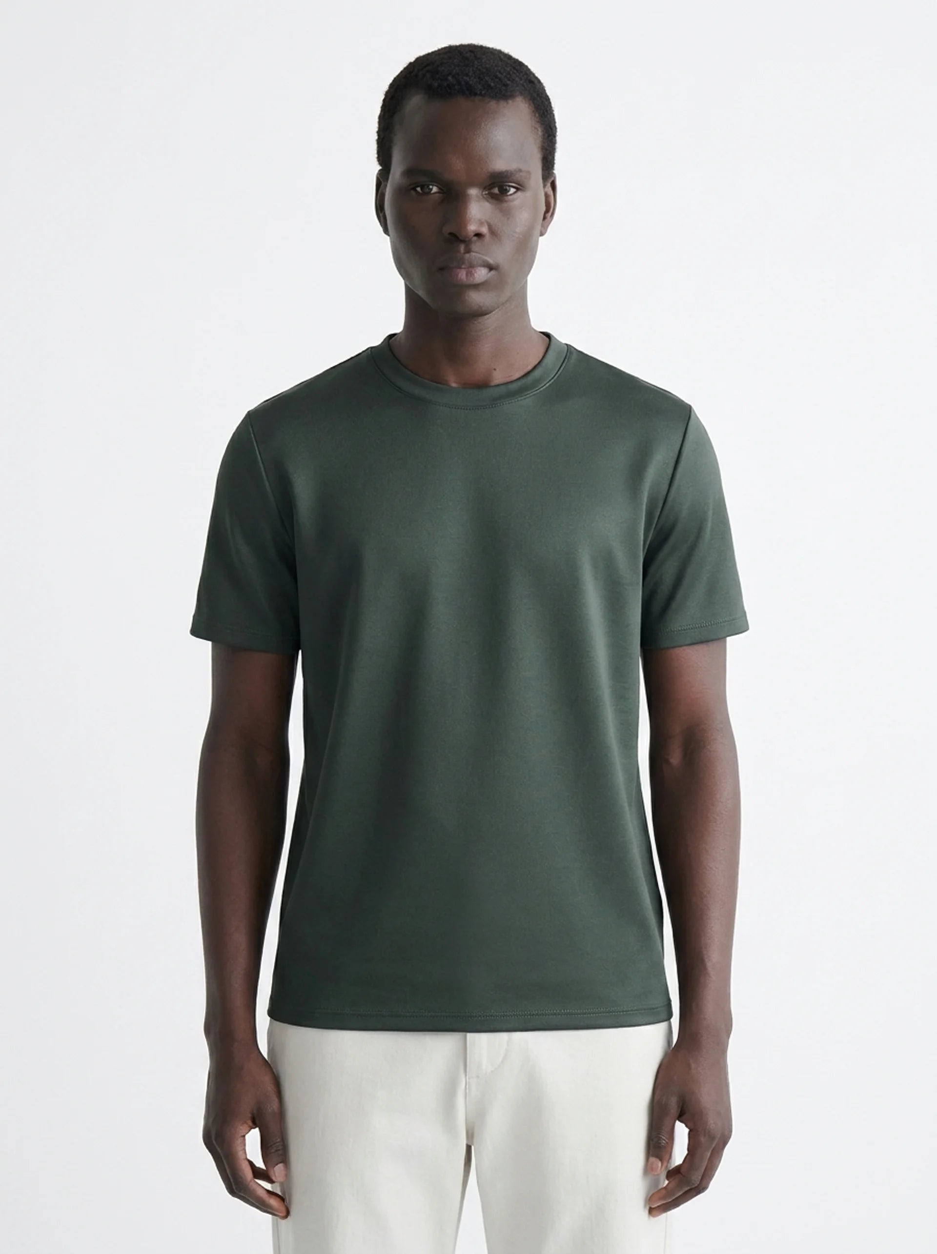 CLUB AMRI SHINY T-SHIRT DARK GREEN