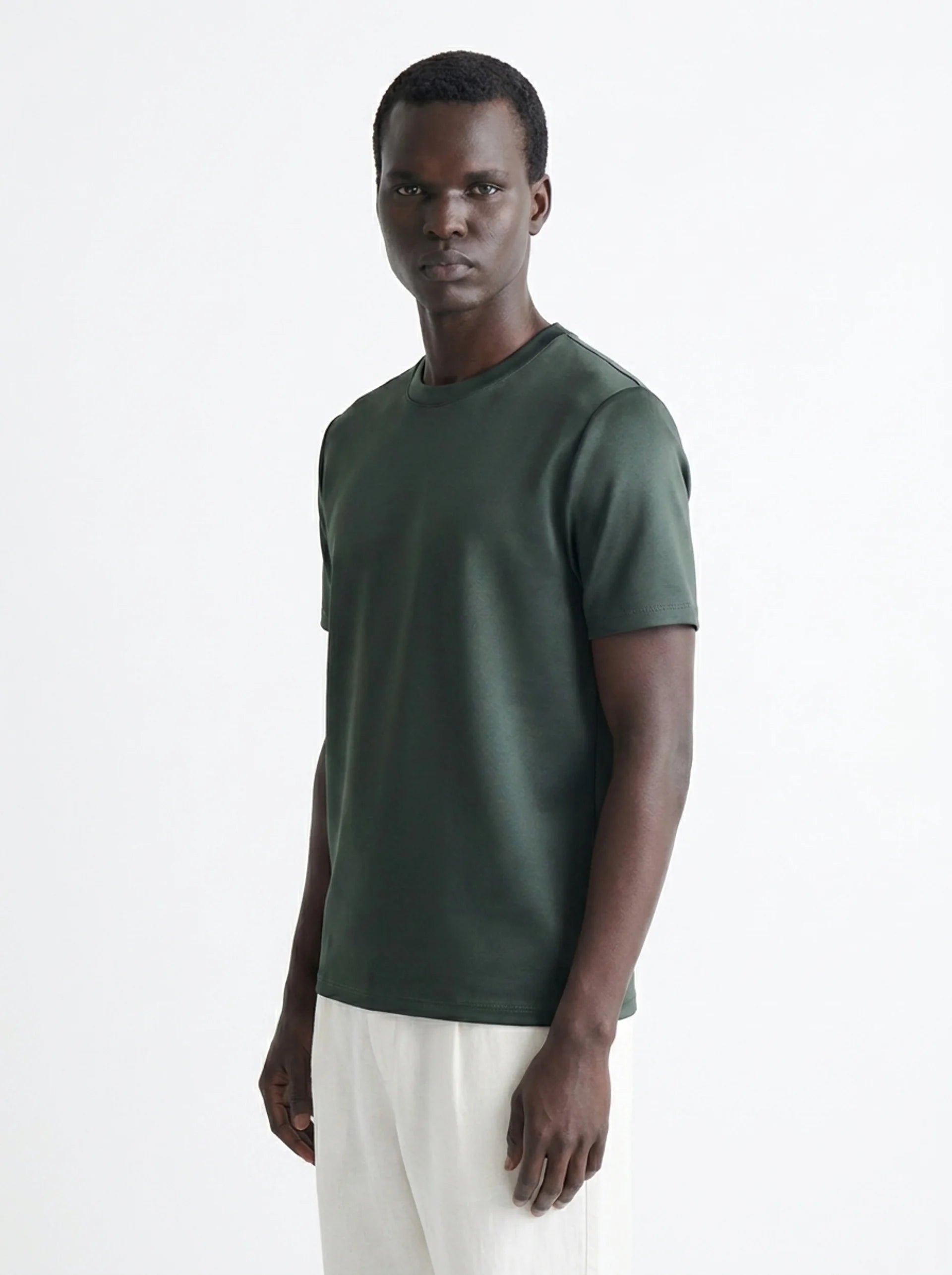 CLUB AMRI SHINY T-SHIRT DARK GREEN
