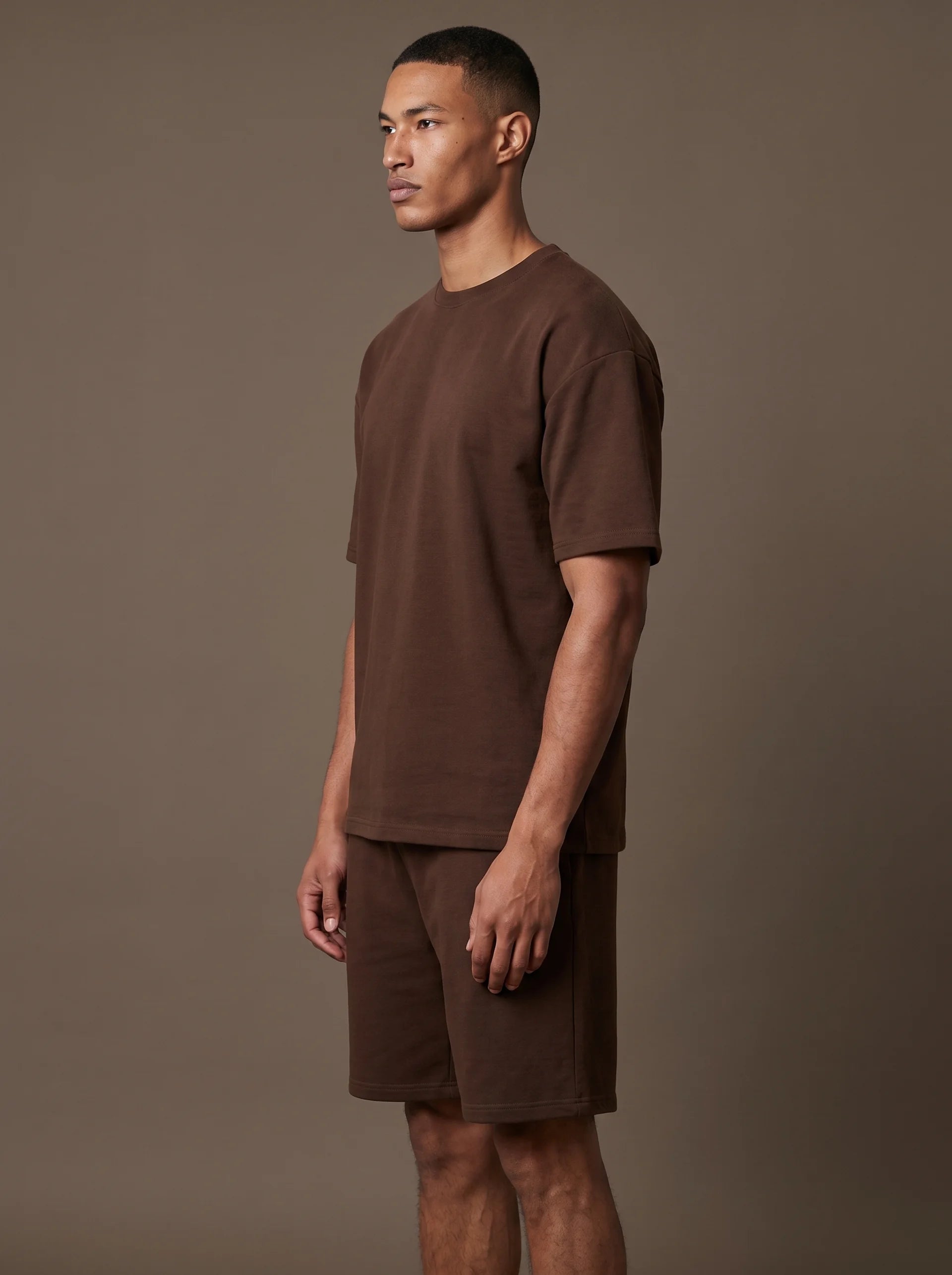 Ultra Soft Two Piece Set - Choco Brown