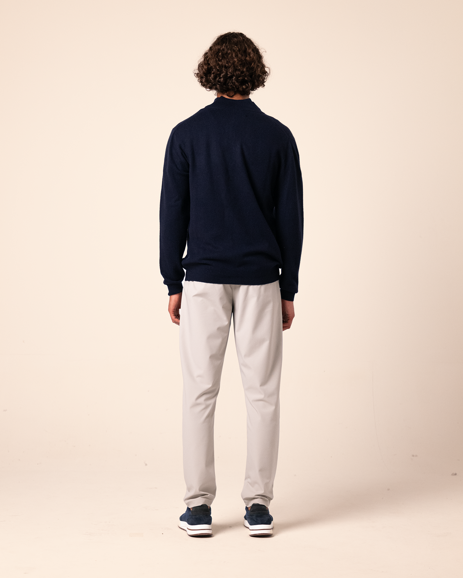 Halfzip Merino Navy