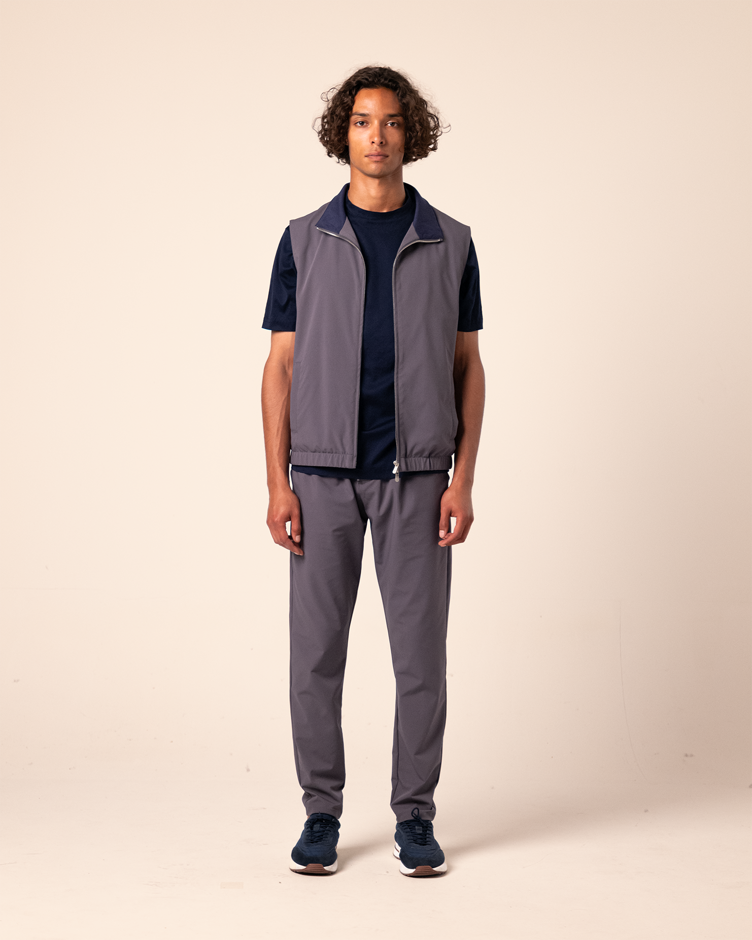 Tech Bodywarmer Set Grey